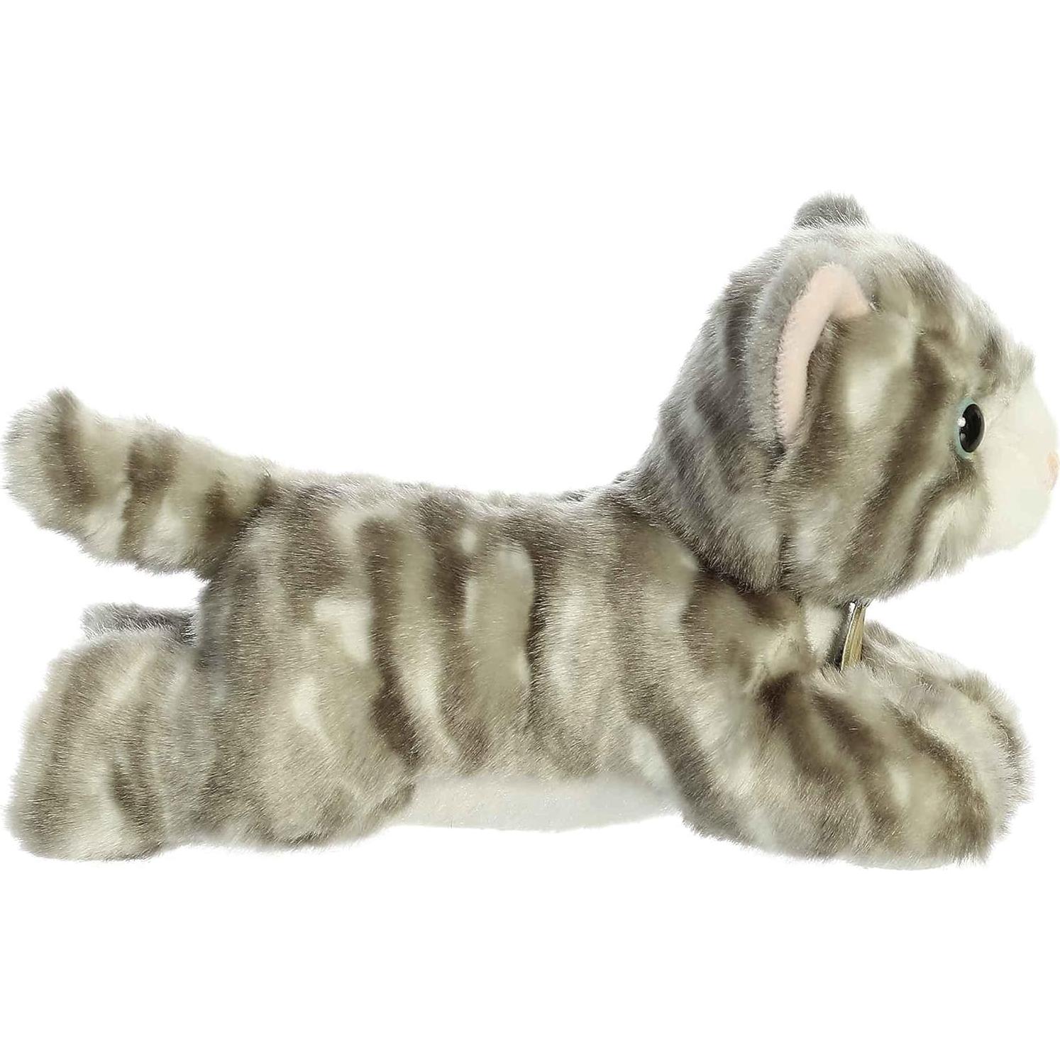 Gato Tabby Gris de Peluche Miyoni Aurora 20 cm