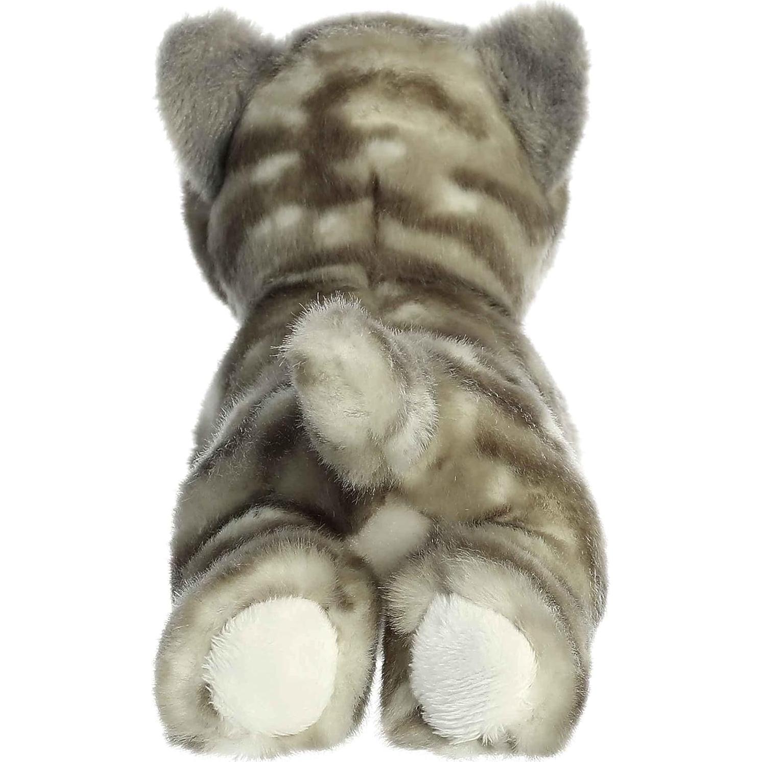 Gato Tabby Gris de Peluche Miyoni Aurora 20 cm