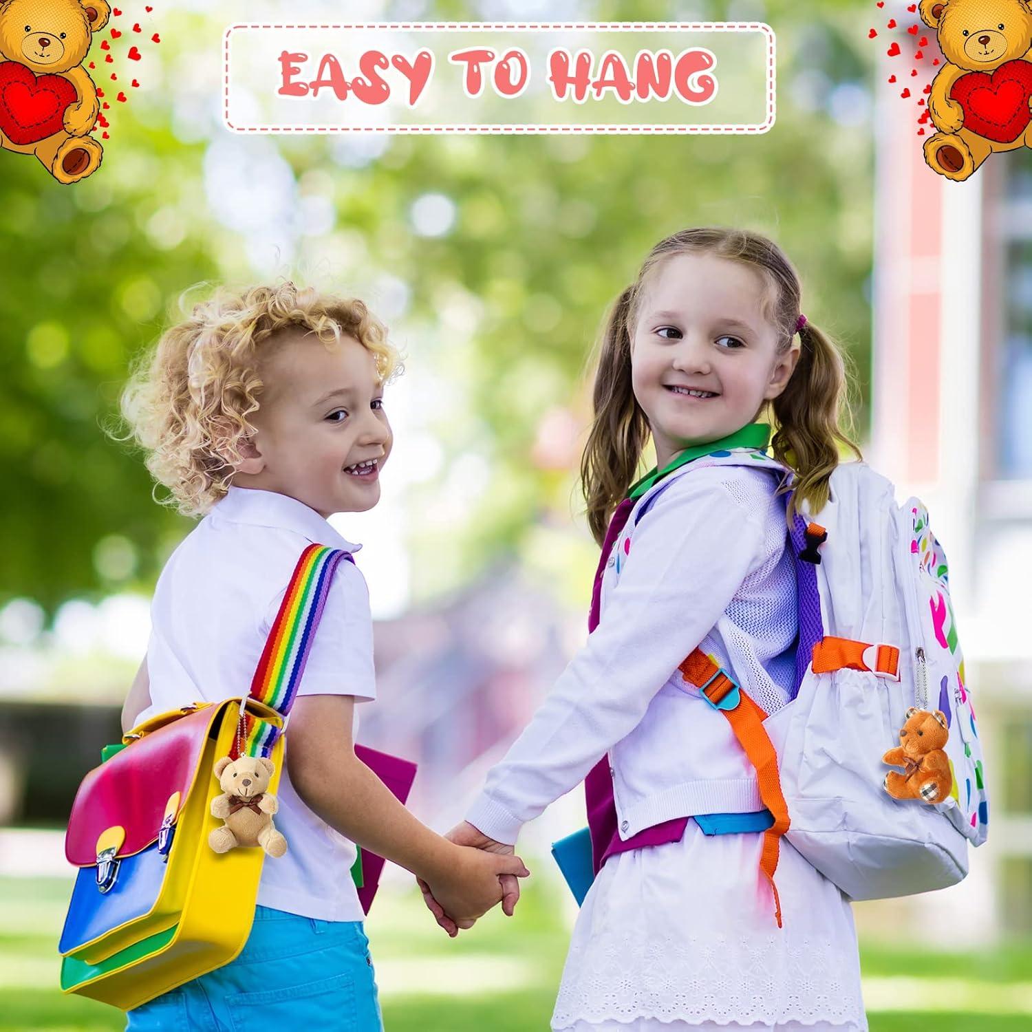 Mini Osos de Peluche HyDren 24 Pcs 10 cm Suaves y Coloridos