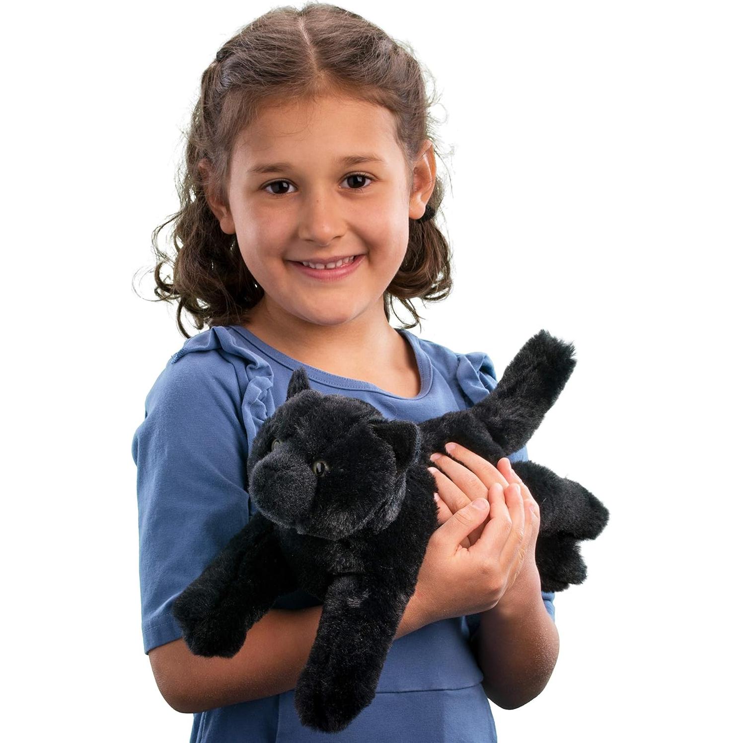Gato Negro de Peluche Douglas 36 cm - Juguete Seguro 24+