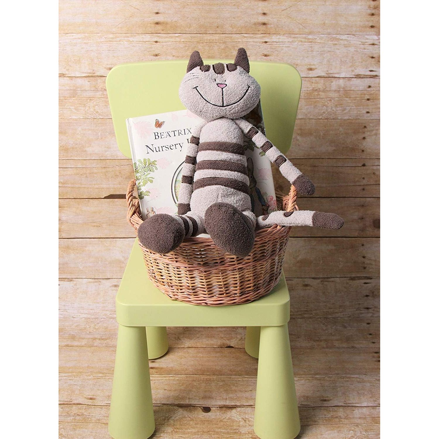 Gato de Peluche Calico a Rayas Taupe 38 cm Uptown Toys