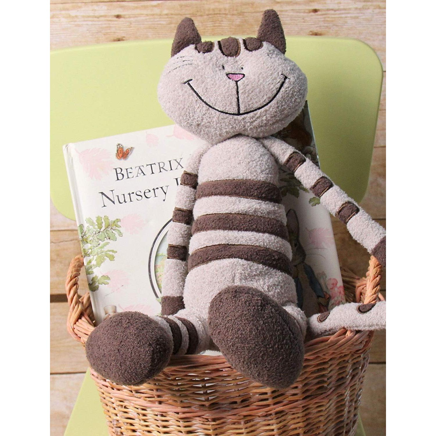 Gato de Peluche Calico a Rayas Taupe 38 cm Uptown Toys