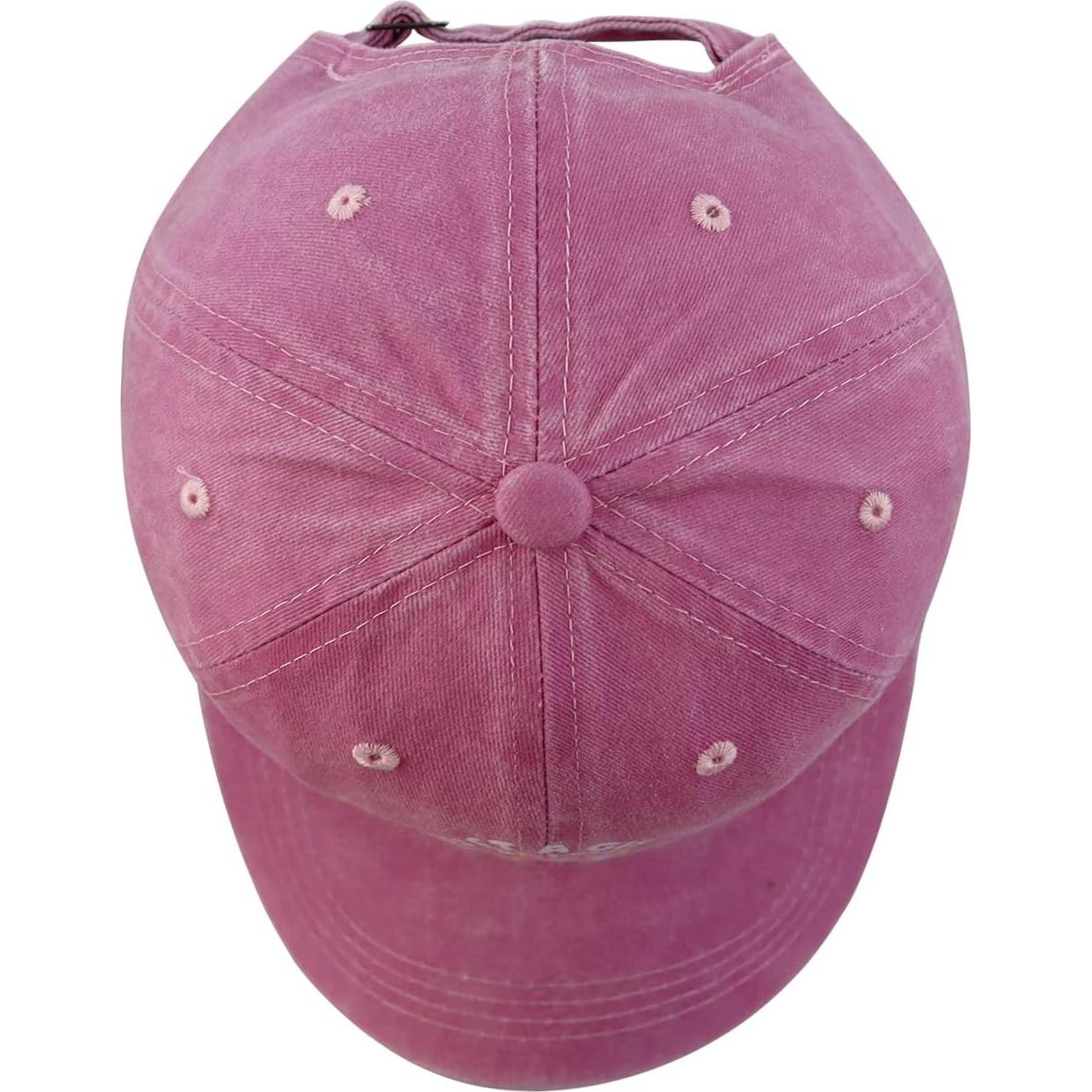 Gorra de béisbol para niñas con diseño de gatos - Talla única