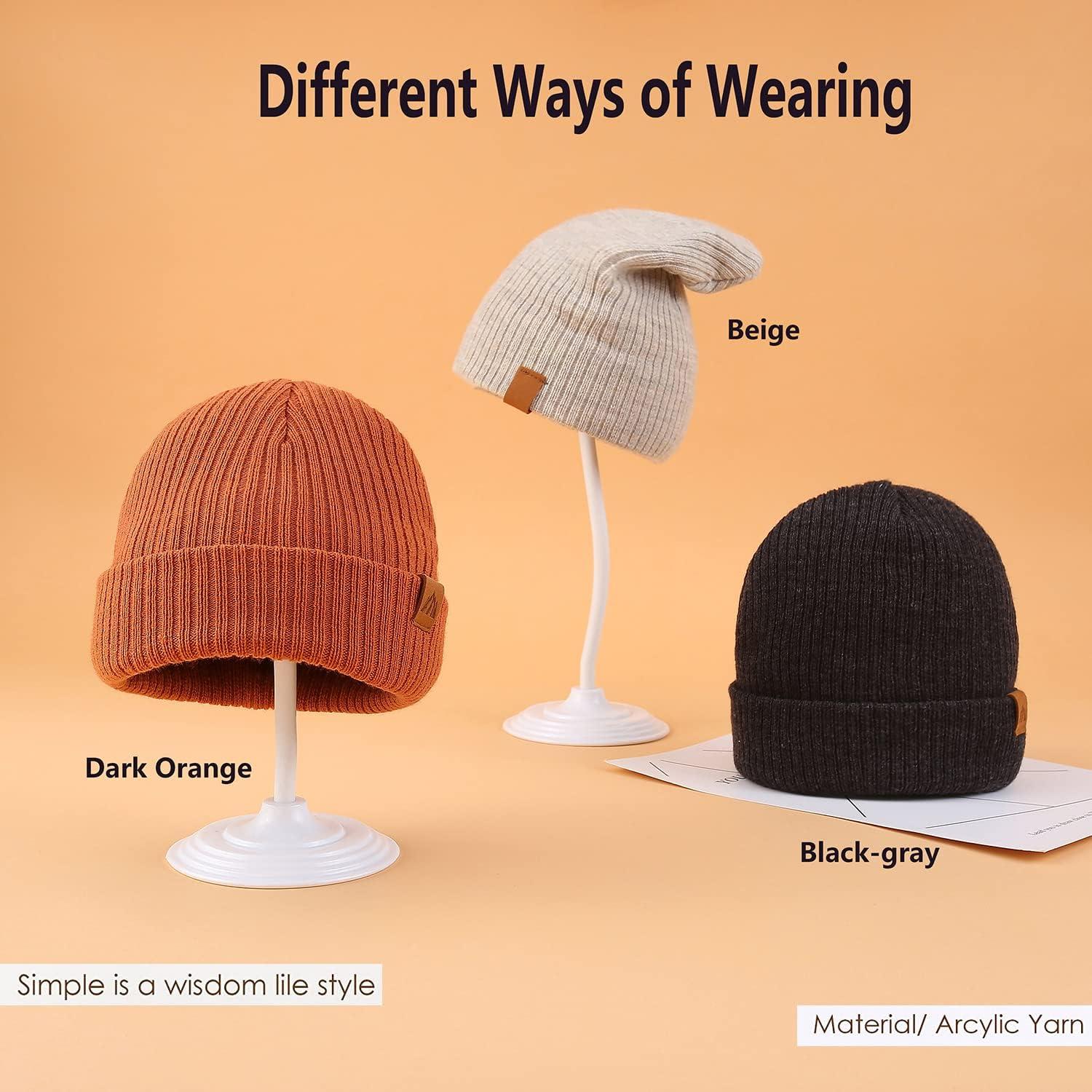 Gorro de Invierno para Bebé Gato de Luna 2PCS Suave 0-2 Años