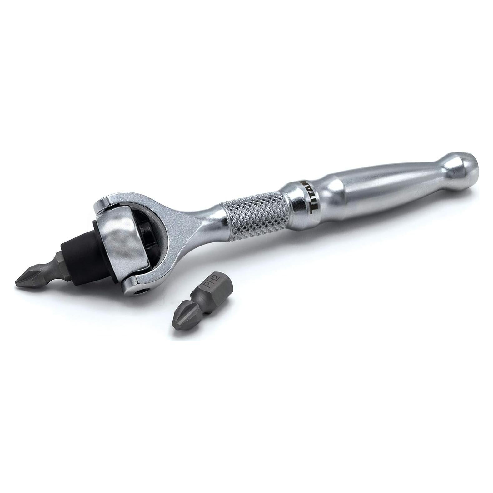 Controlador de Bits Titan 11318 1/4" 90 Dientes Plata