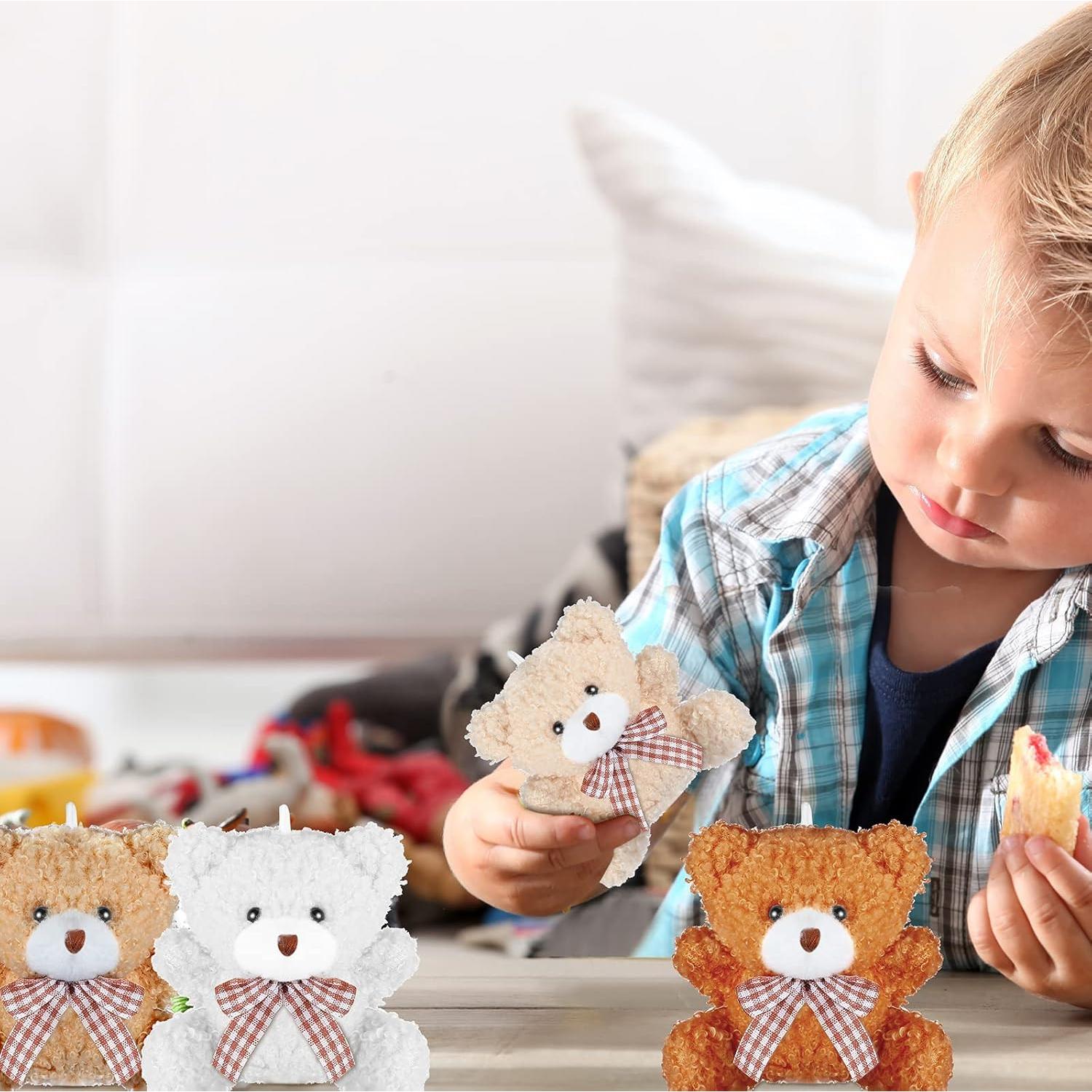 12 Mini Ositos de Peluche Zomiboo 10 cm para Decoración y Regalos