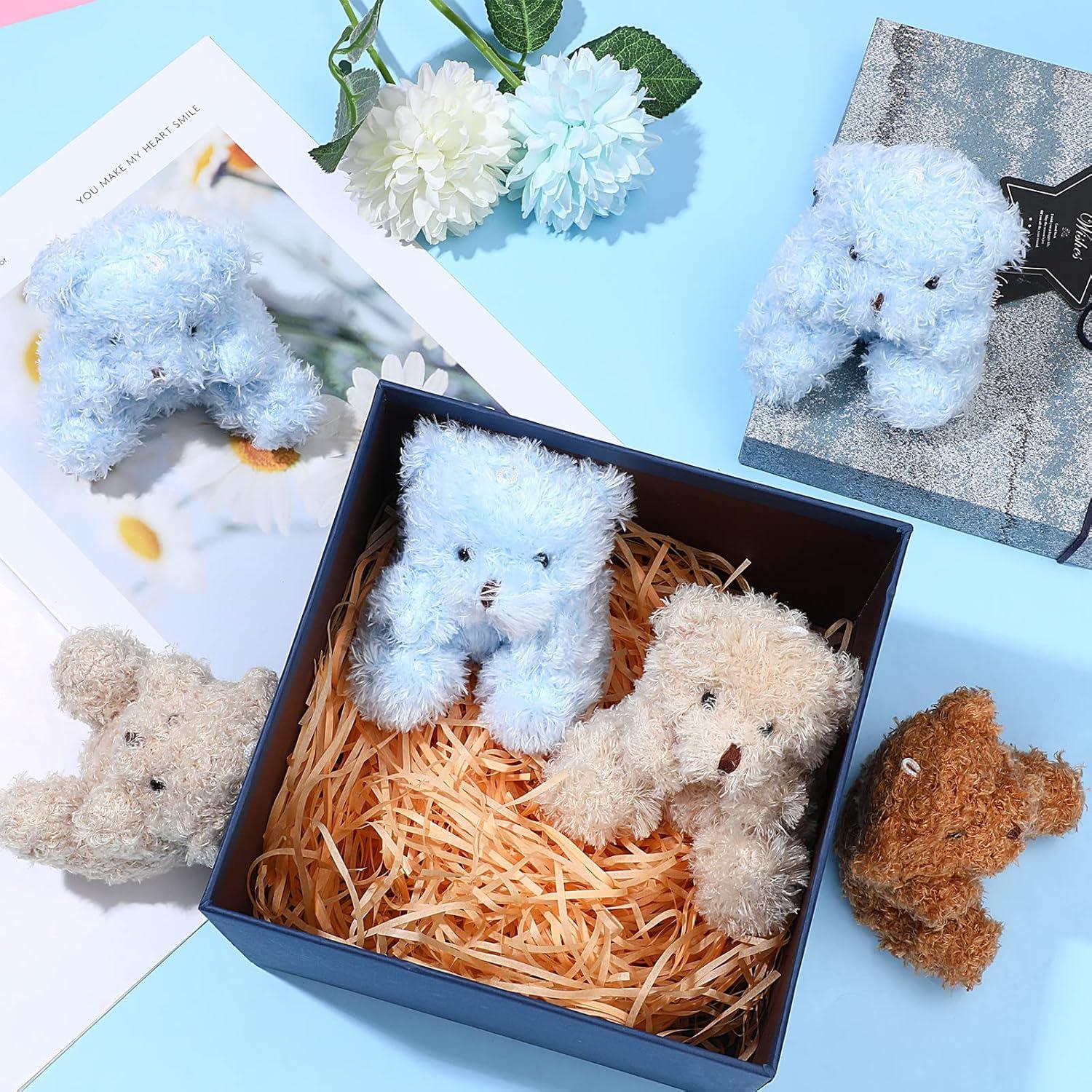 Lote 8 Ositos de Peluche Threan 10 cm Suaves y Coloridos