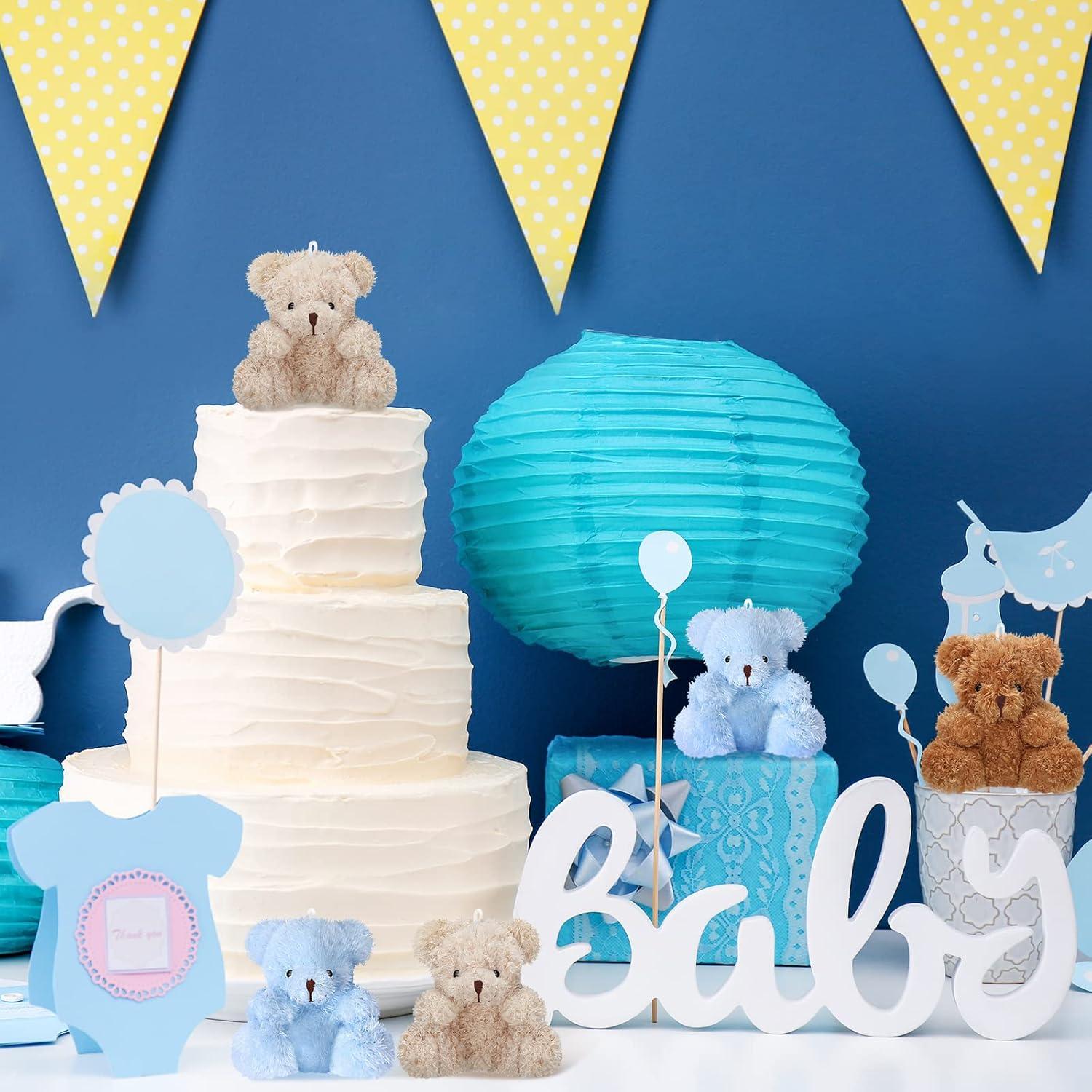 Lote 8 Ositos de Peluche Threan 10 cm Suaves y Coloridos