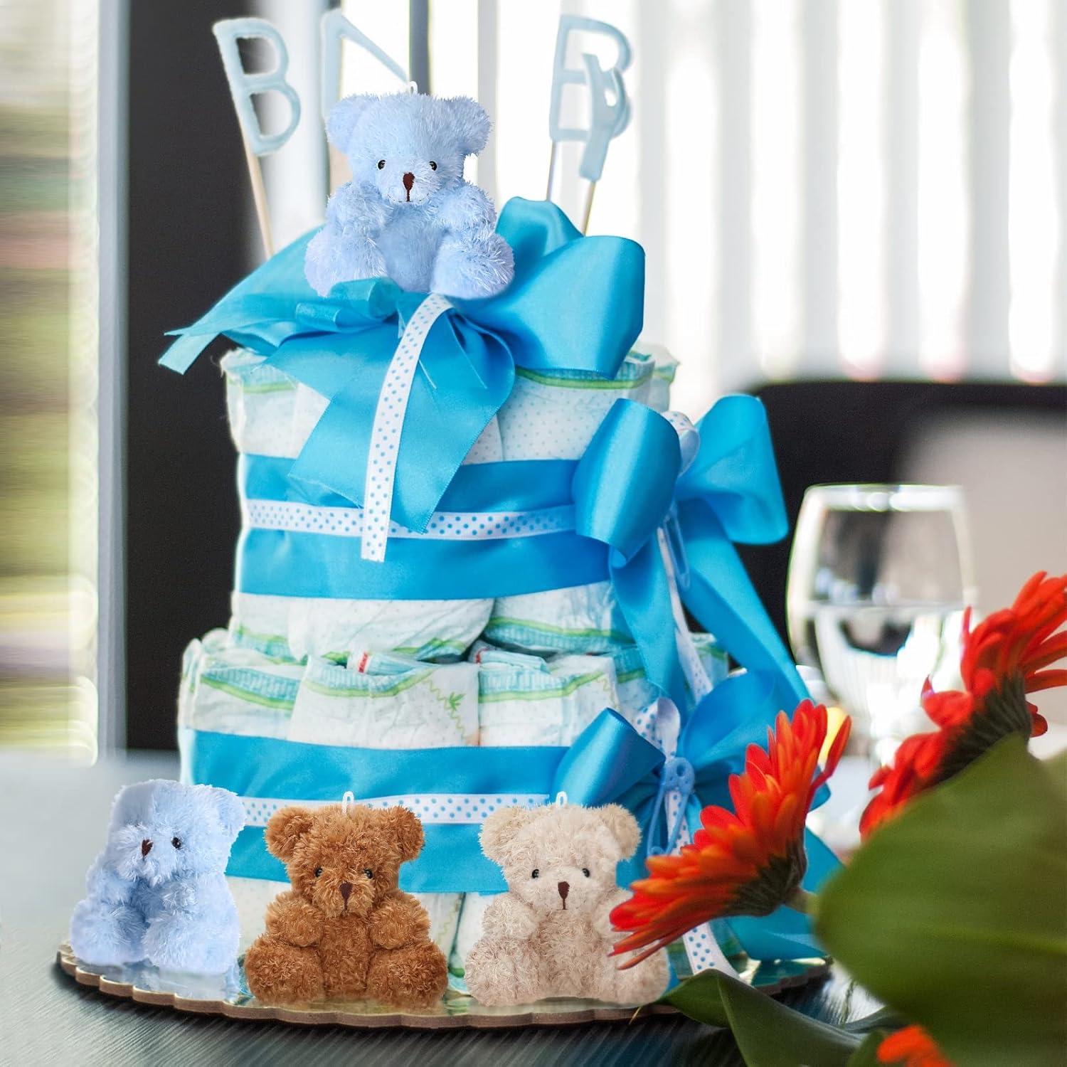 Lote 8 Ositos de Peluche Threan 10 cm Suaves y Coloridos