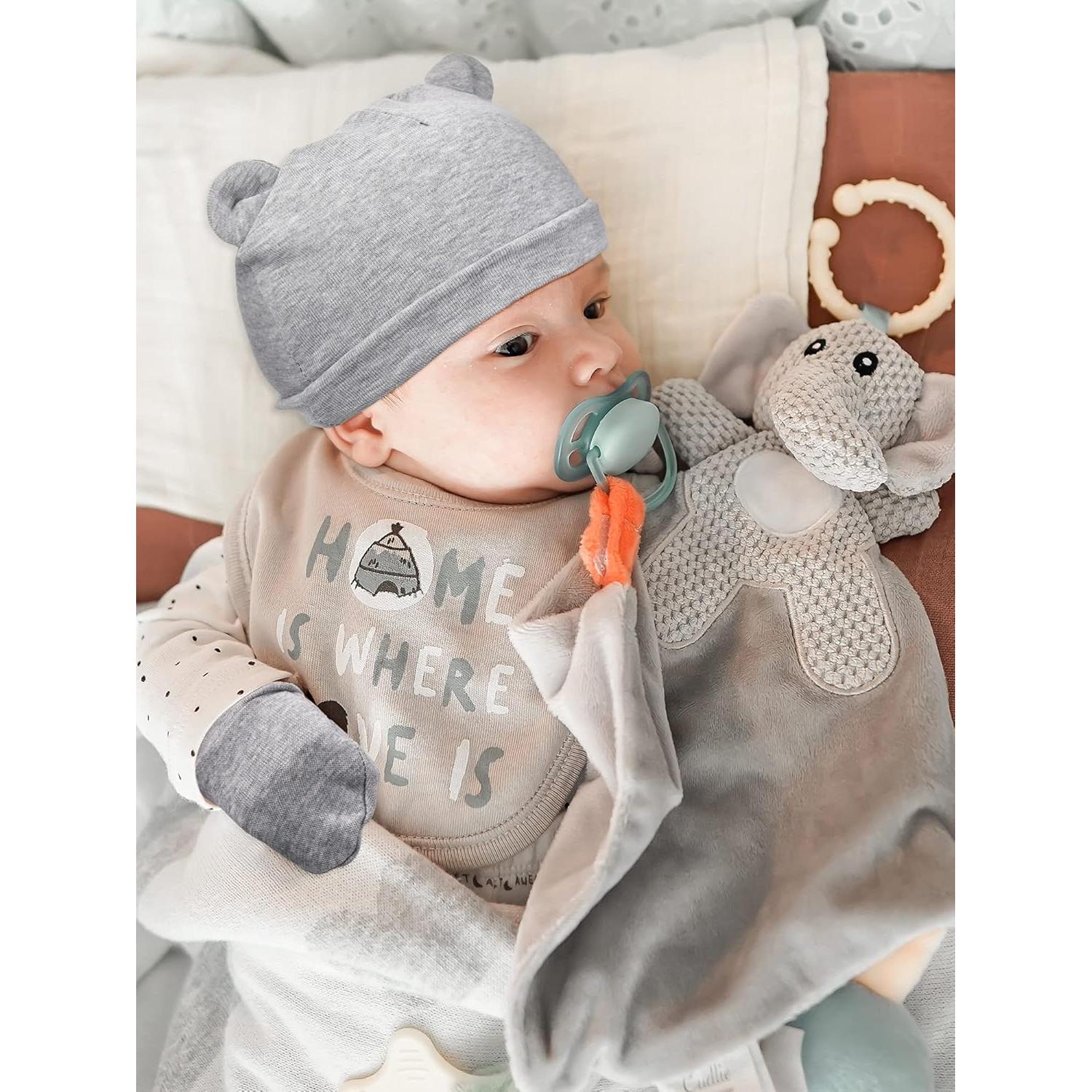 Conjunto de Sombrero, Manoplas y Calcetines Geyoga Bebé 0-6 Meses