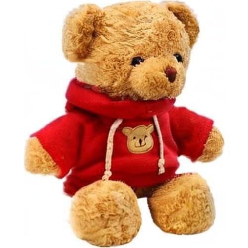 Oso de Peluche CHELEI2019 30cm con Sudadera Roja