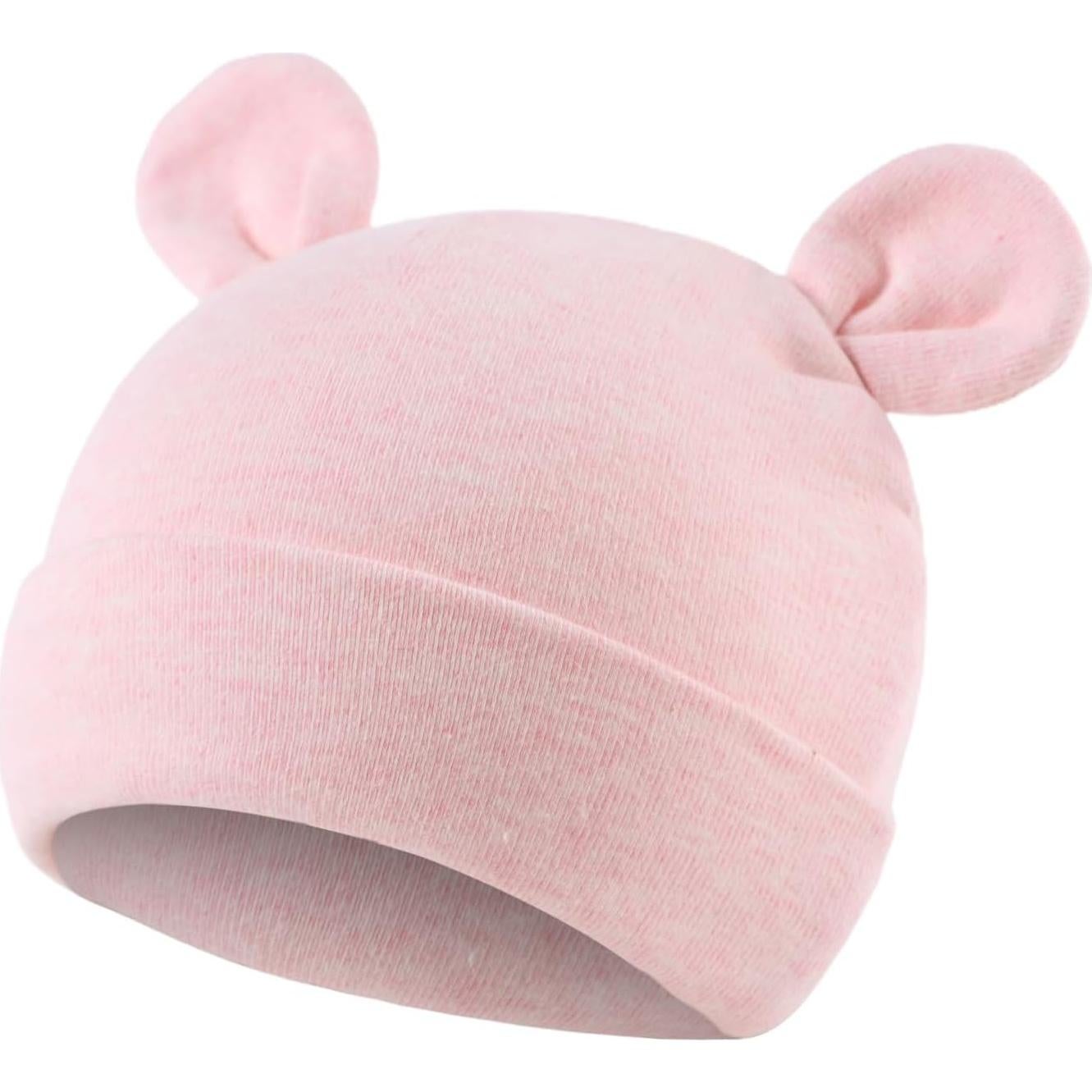 Gorro de Algodón para Bebés Recién Nacidos - Tierno Conejo