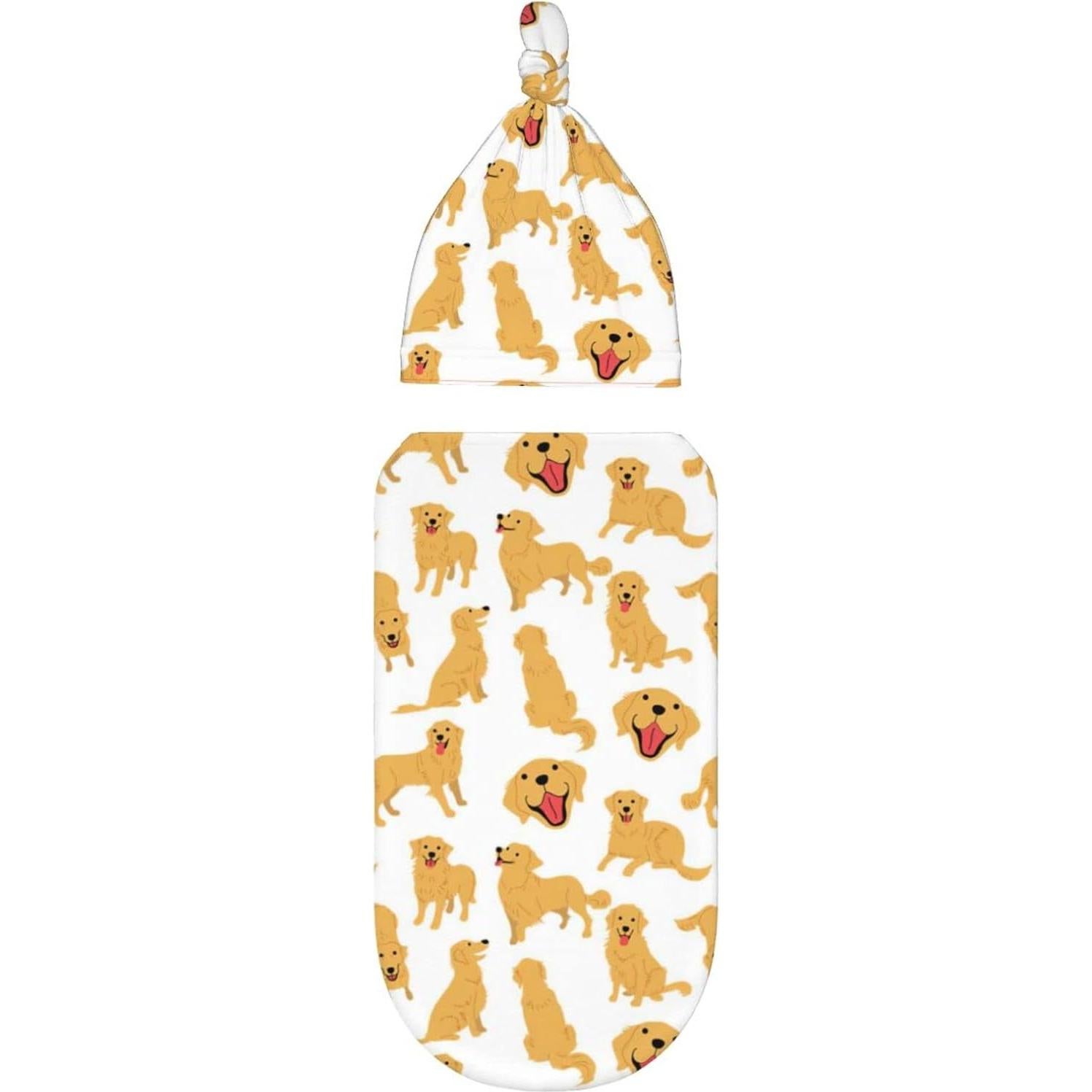 Manta de Envolver para Bebés Osvbs con Gorro - 29x52.8 cm