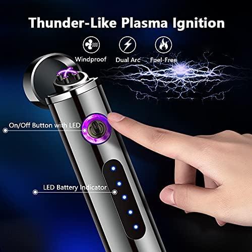 Encendedor Electrónico YOZWOO Mini Recargable USB - Negro