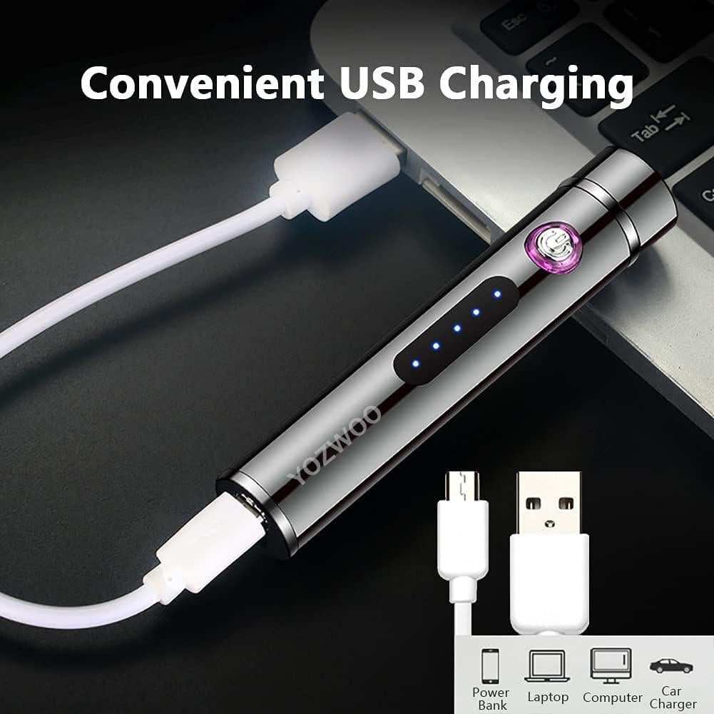 Encendedor Electrónico YOZWOO Mini Recargable USB - Negro