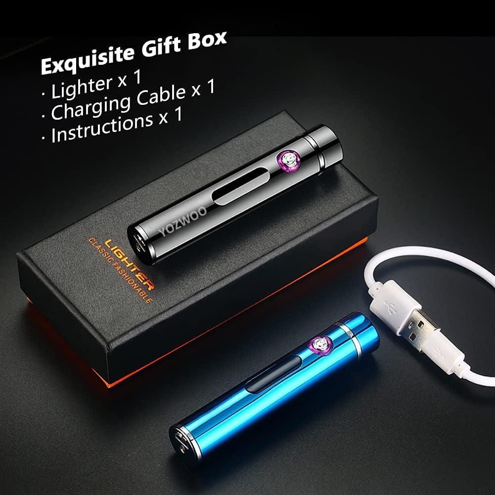 Encendedor Electrónico YOZWOO Mini Recargable USB - Negro