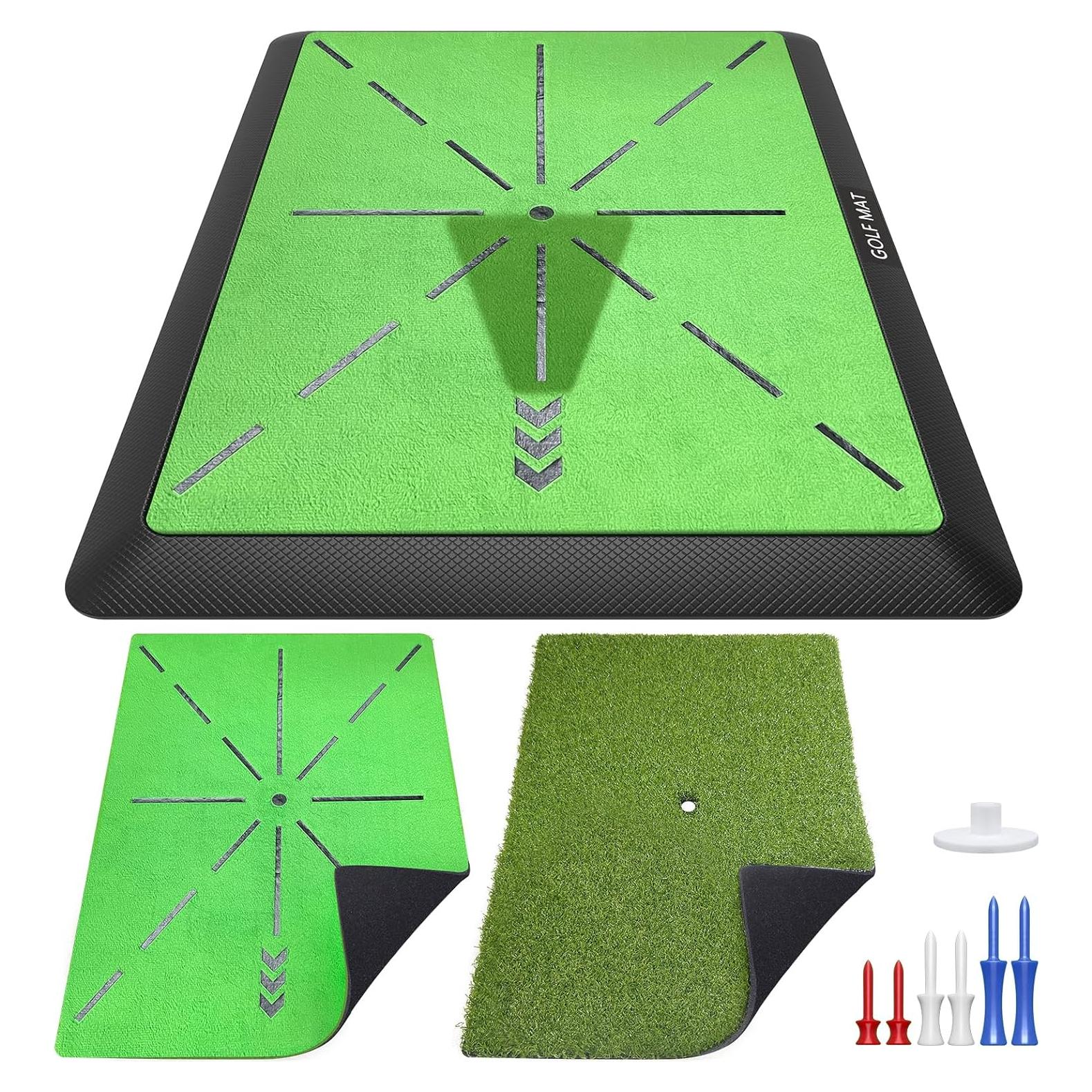 Alfombrilla de Golf Jspotib 40x30cm con 3 Reemplazos