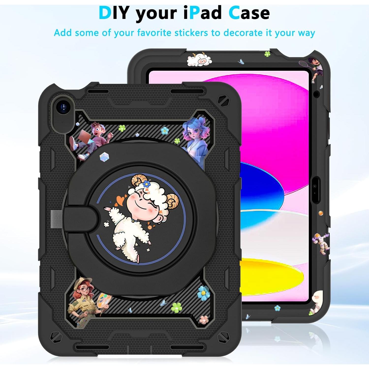 Funda ROISKIN para iPad 11" y 10.9" con Soporte 360°