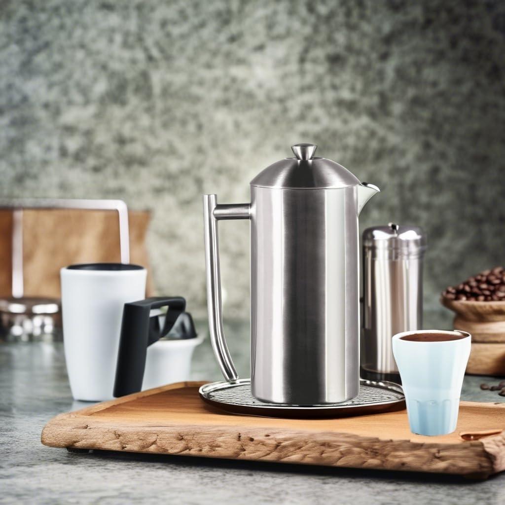 Cafetera Prensa Francesa Frieling Acero Inoxidable 0.5L