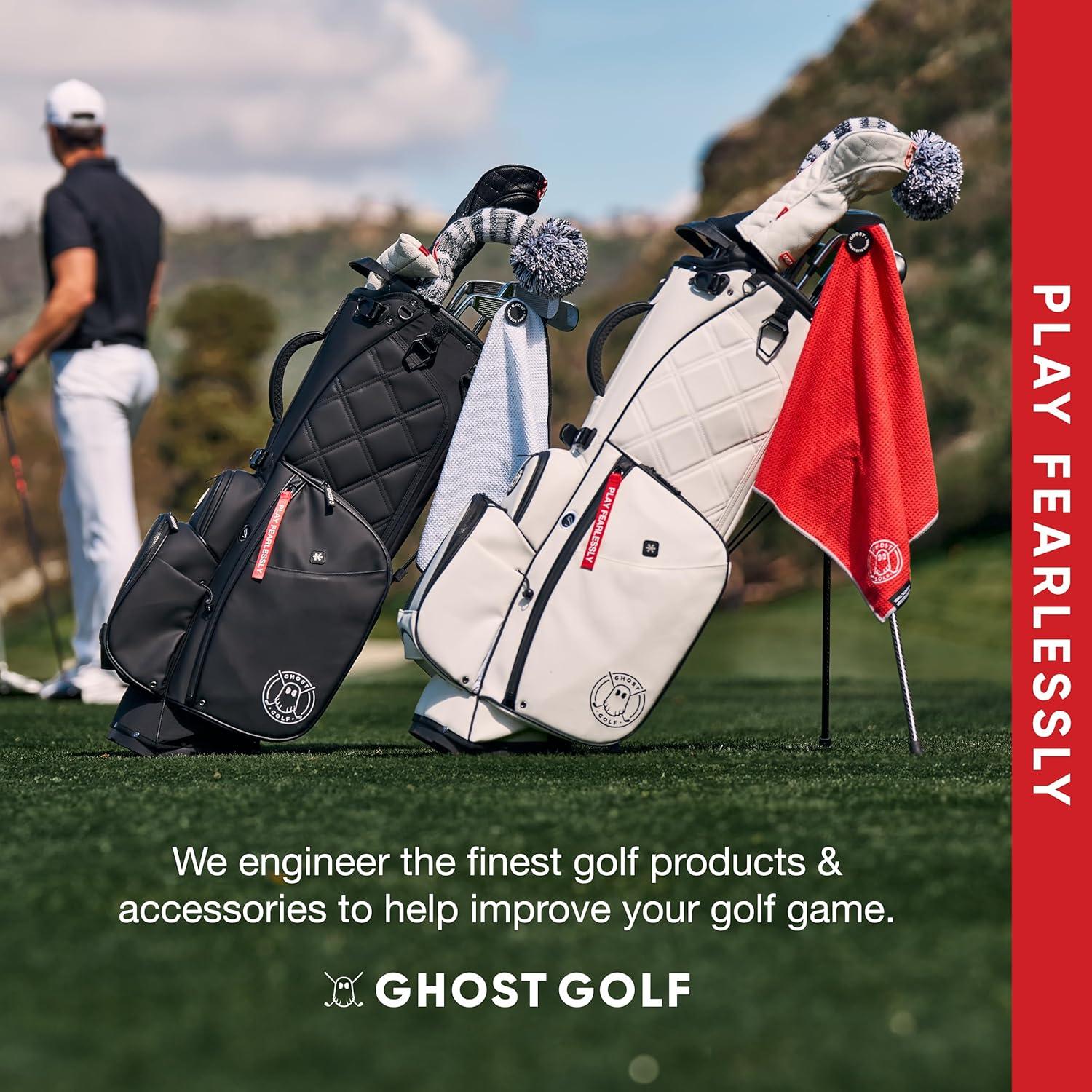 Toalla Magnética Ghost Golf GG-MAGTWL-BLK 45x45cm Microfibra