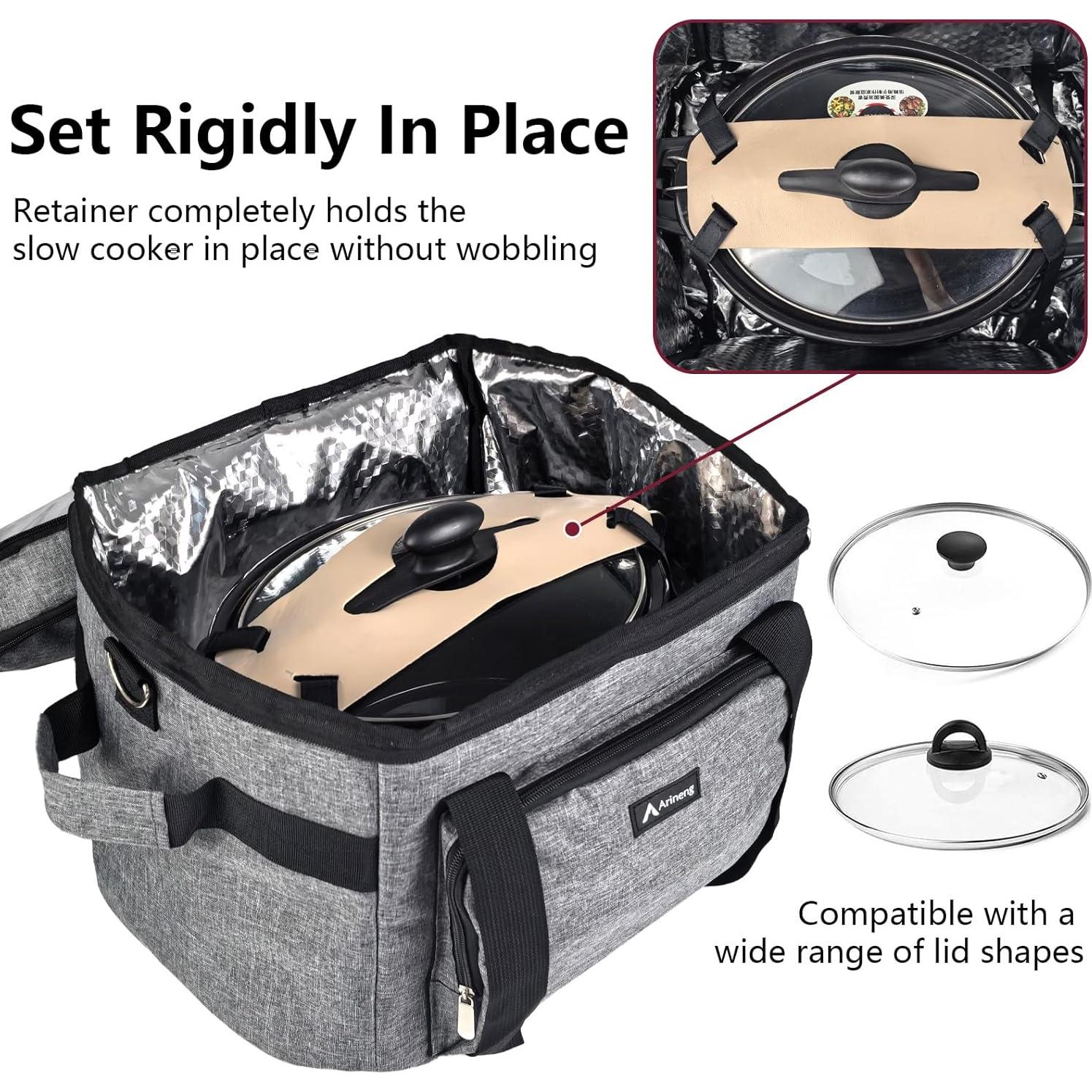 Transportador Aislado para Olla de Cocción Lenta MDG 5-8 Qt