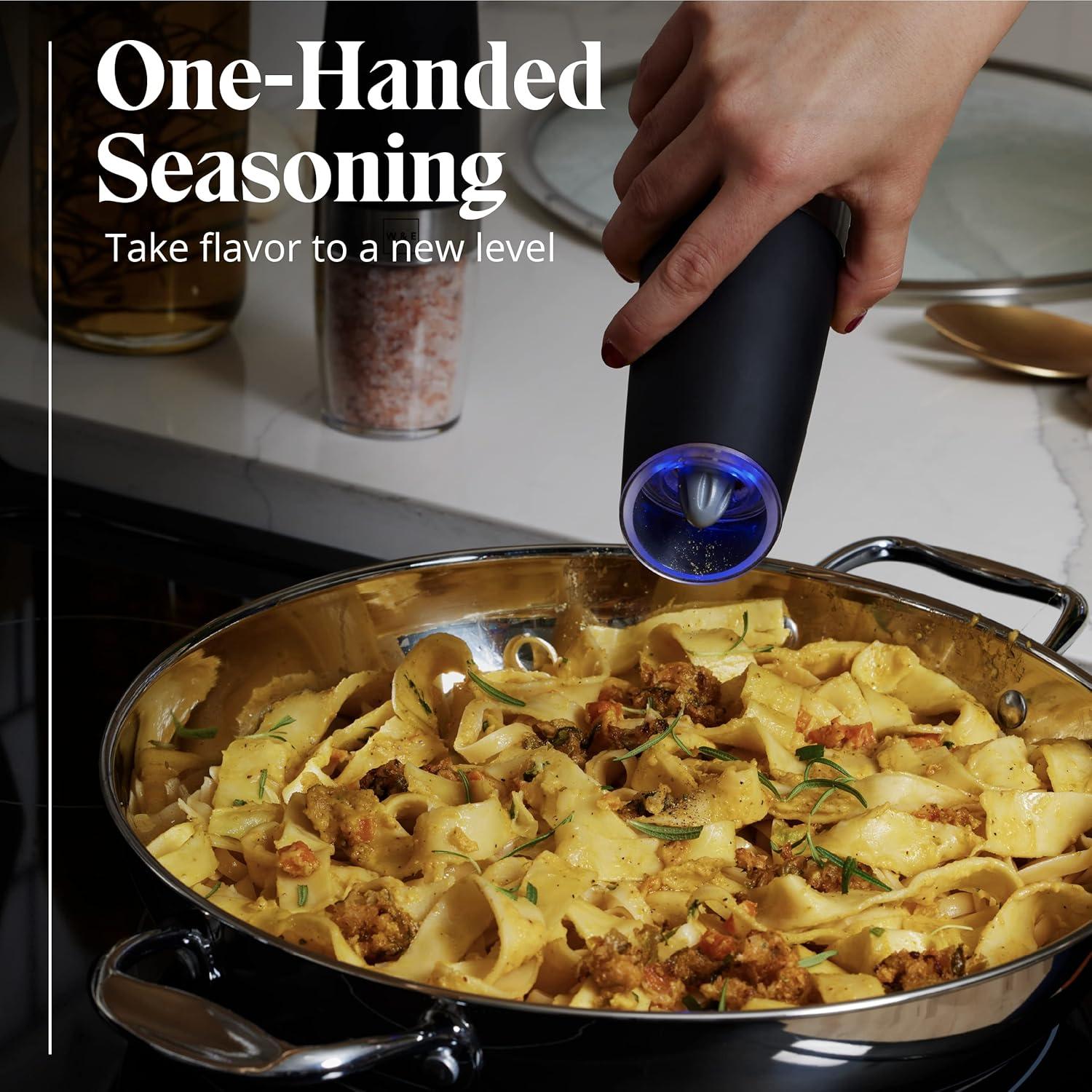 Juego de Molinillos Eléctricos de Sal y Pimienta Willow & Everett