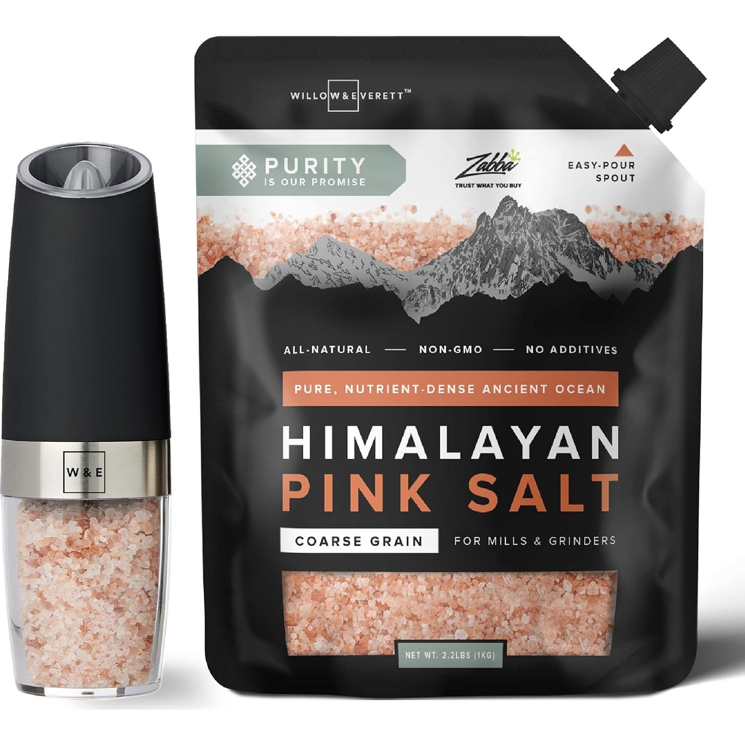 Juego de Molinillos Eléctricos de Sal y Pimienta Willow & Everett