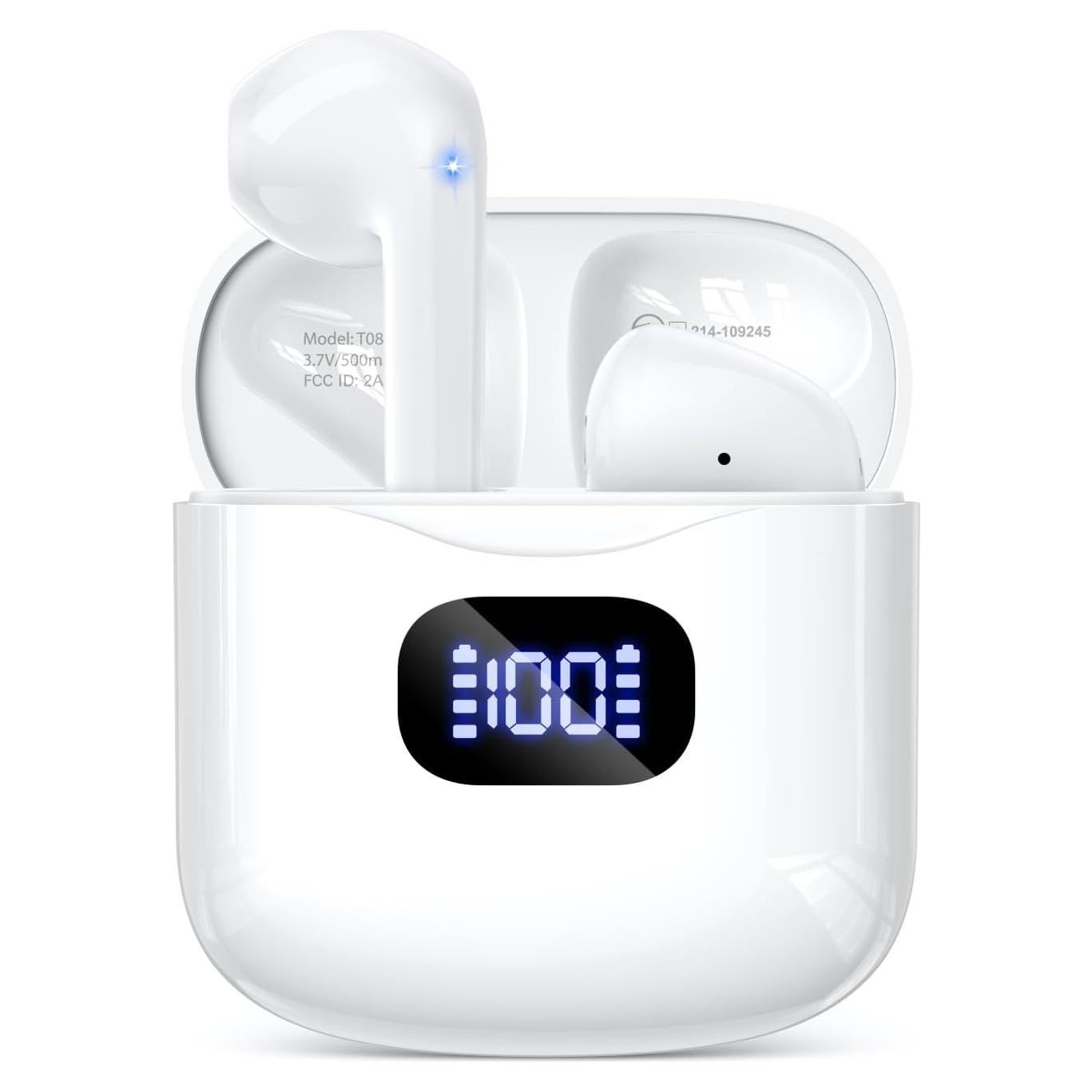 Auriculares Inalámbricos KTGEE T08 Bluetooth 5.3 IPX7 40 Horas