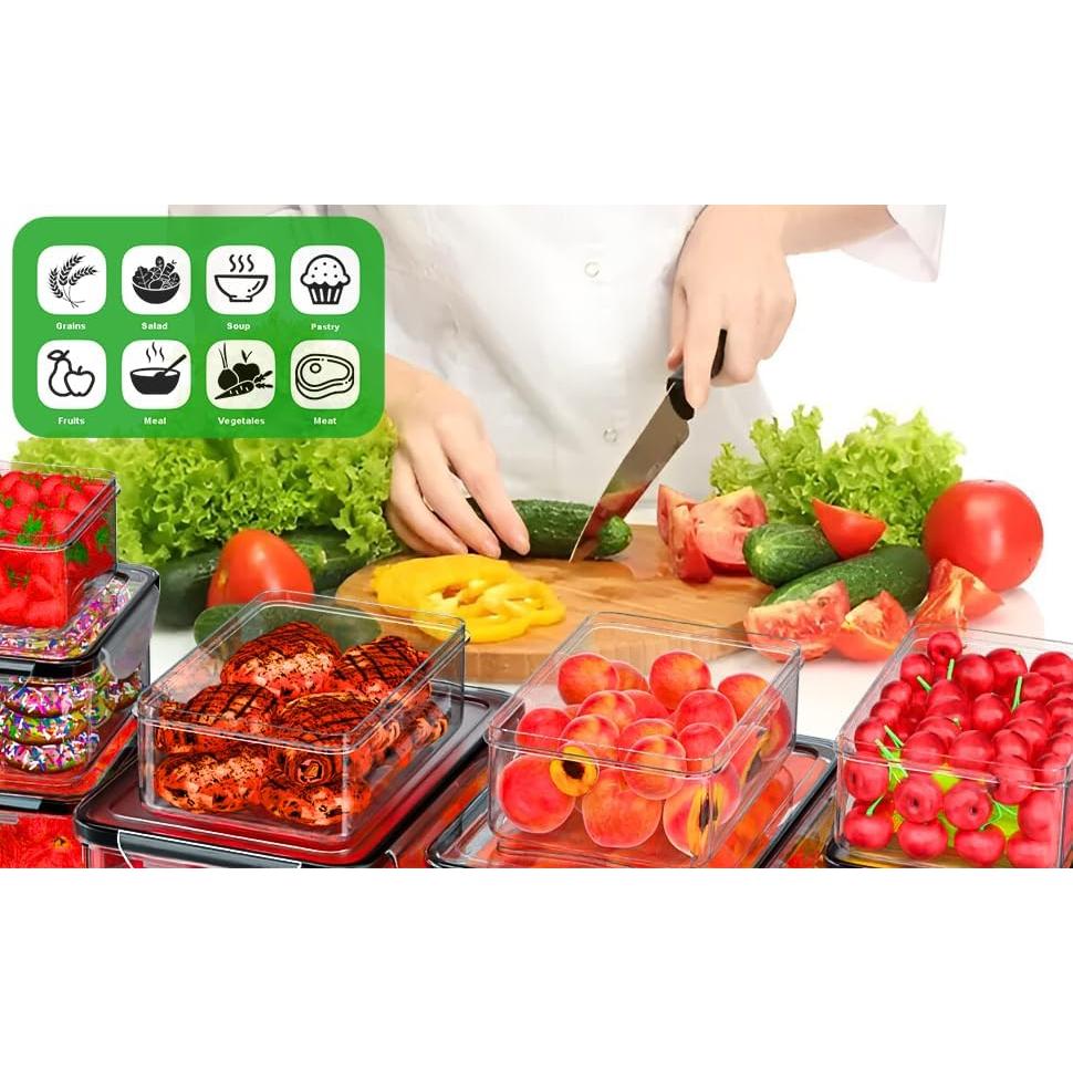 Set de 54 Contenedores de Almacenamiento Panxenaulos Herméticos