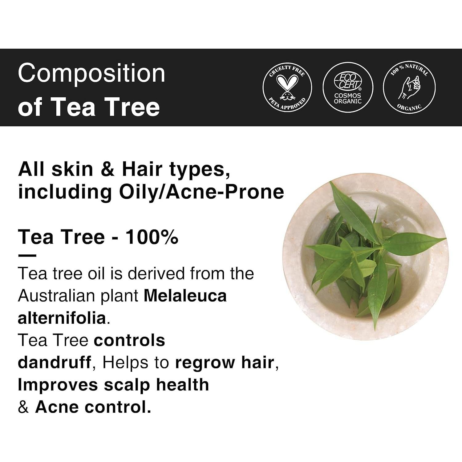 Aceite Esencial de Árbol de Té Soulflower 30ml Orgánico Puro