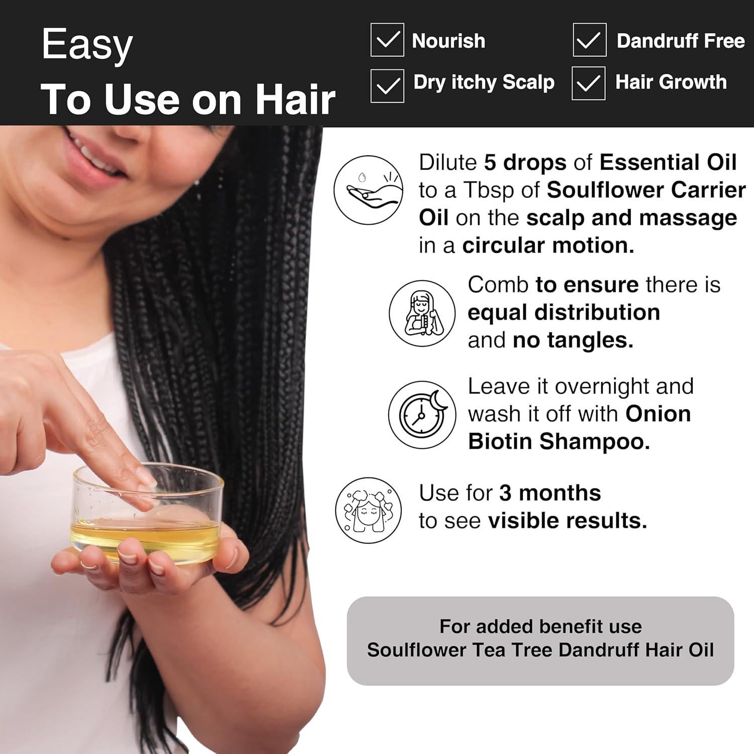 Aceite Esencial de Árbol de Té Soulflower 30ml Orgánico Puro