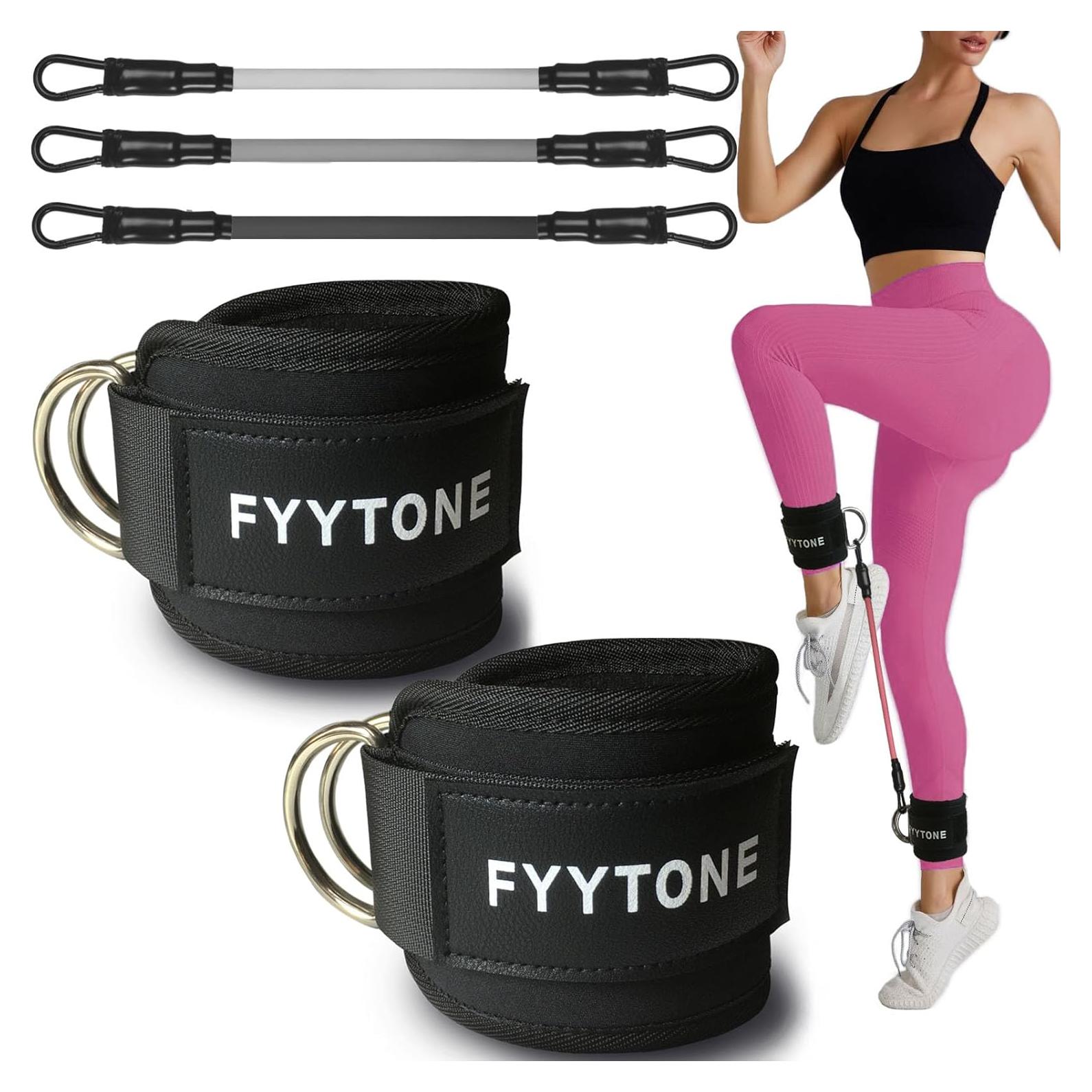 Bandas de Resistencia para Tobillos FYYTONE - Ejercicio Glúteos