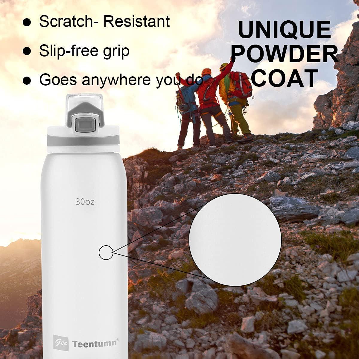 Botella de Agua Teentumn 30oz Tritan Libre BPA a Prueba de Fugas