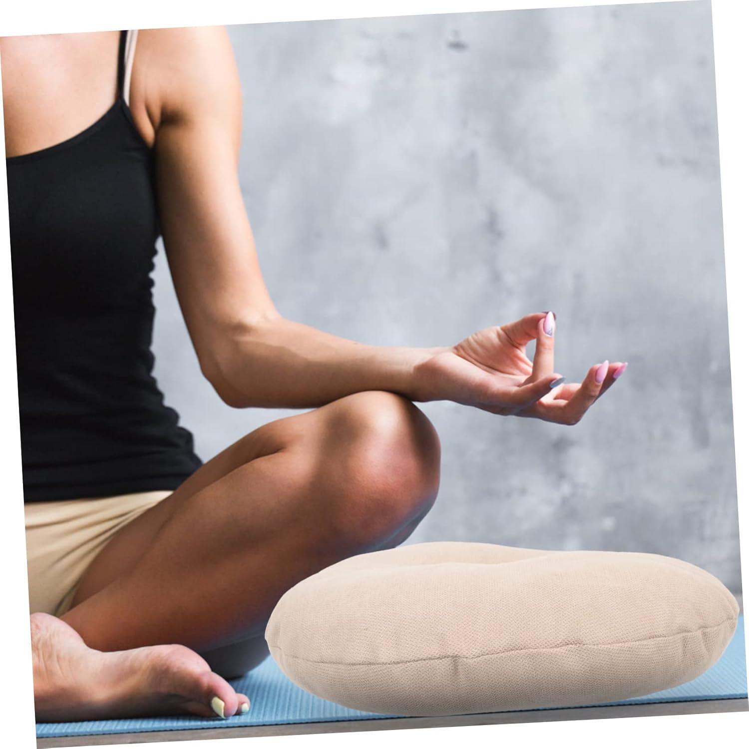 Cojín de Meditación Portátil Ibasenice 41x40cm Beige