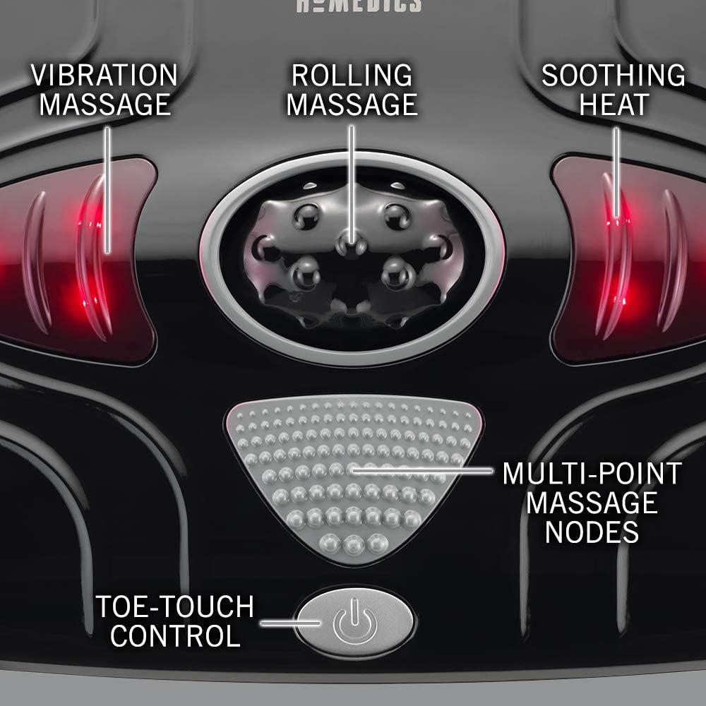 Masajeador de pies vibratorio HoMedics FMV-400HJ-BK con calor