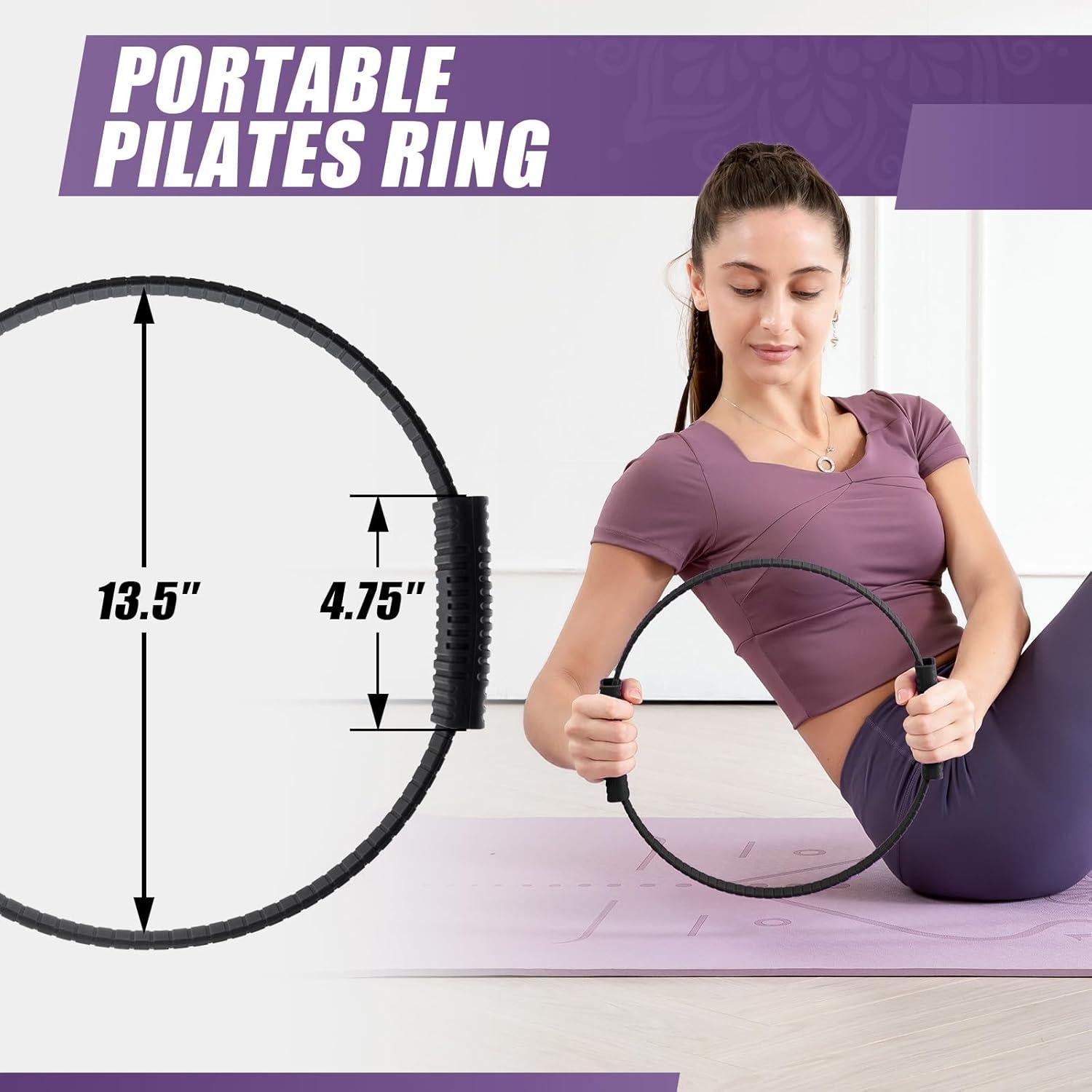 Anillo de Pilates Krightlink 35.56 cm para Tonificar Muslos y Brazos