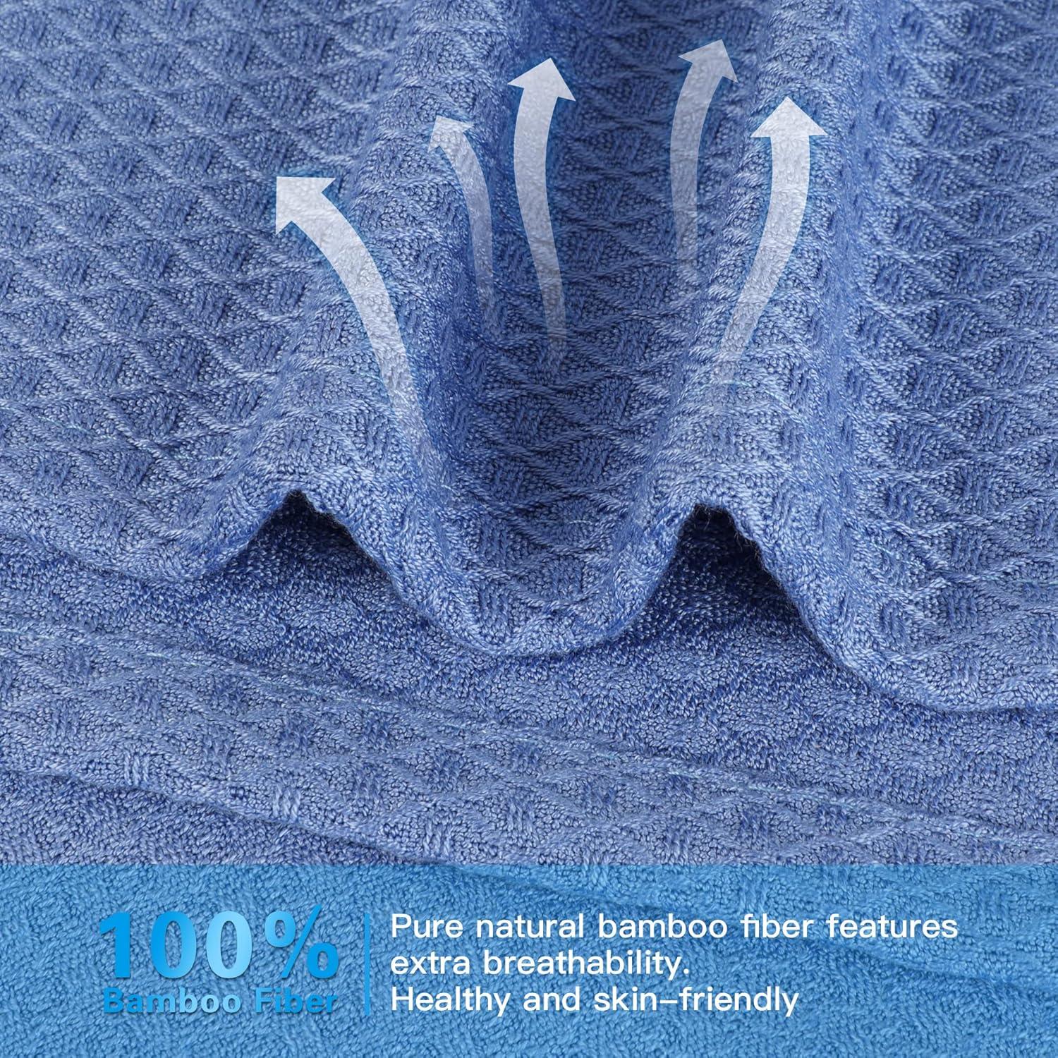 Manta Refrigerante AmyHomie 200x230 cm Rayón Bambú Azul