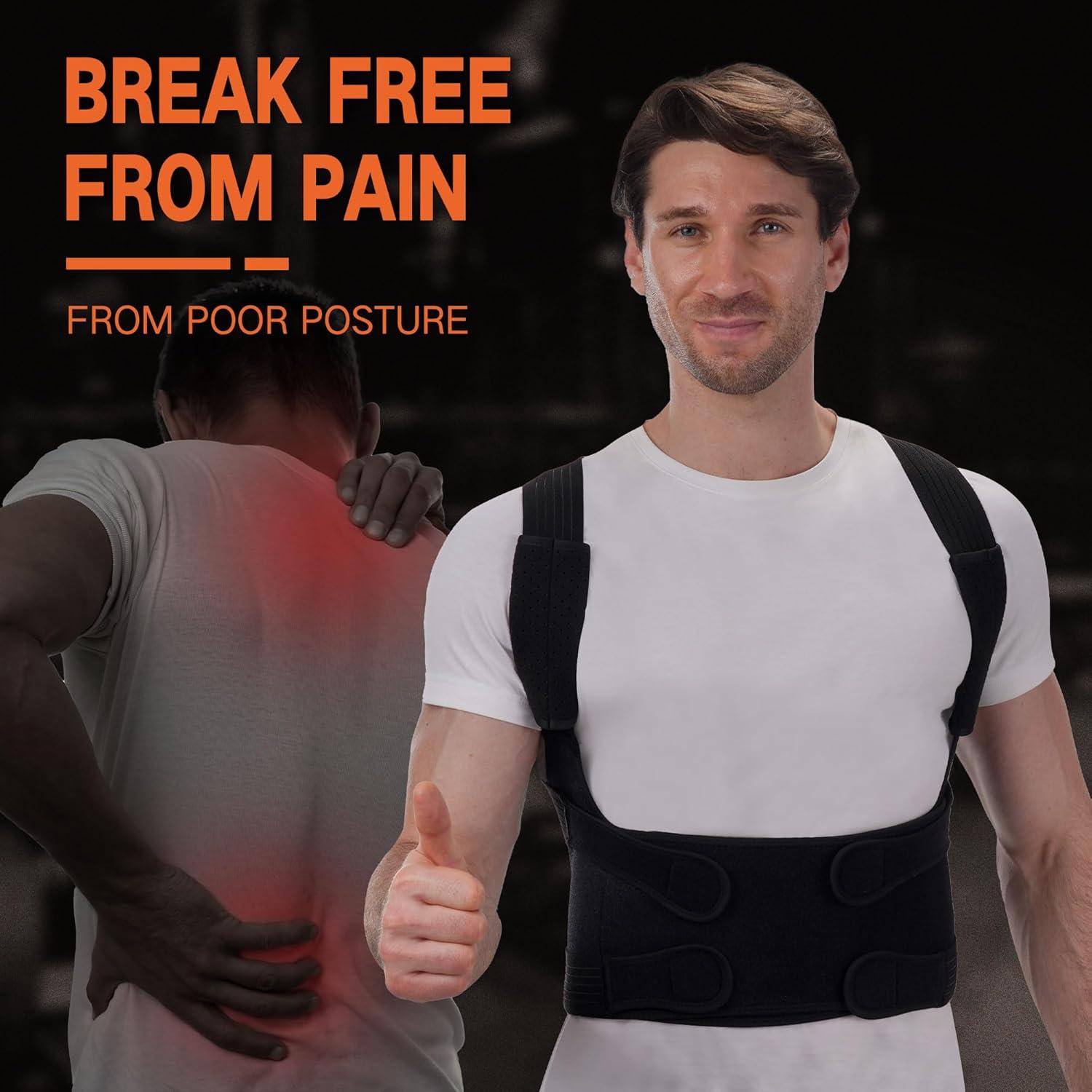 Corrector de Postura PANUSU Mediano Ajustable para Espalda