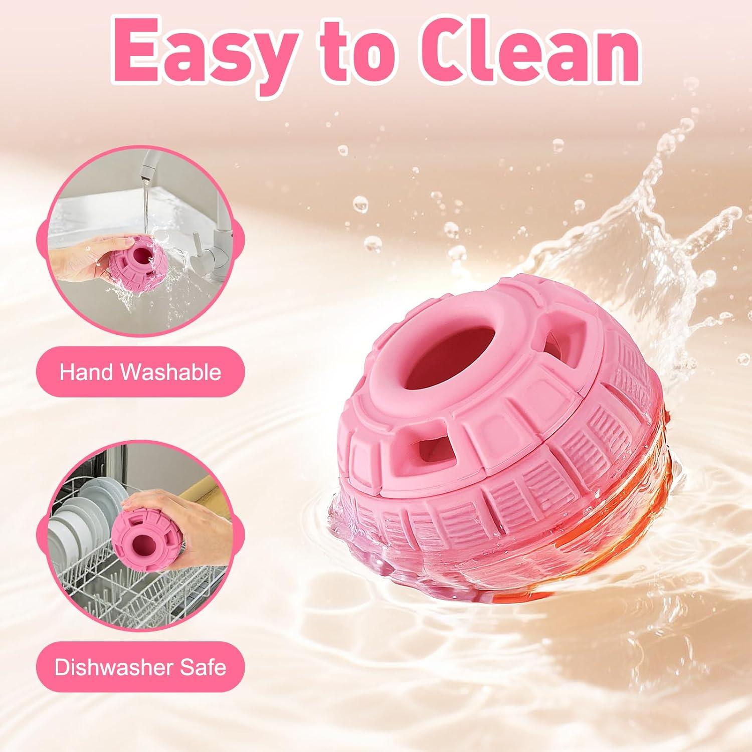 Bola de Golosinas Congeladas YEENER para Perros - Rosa