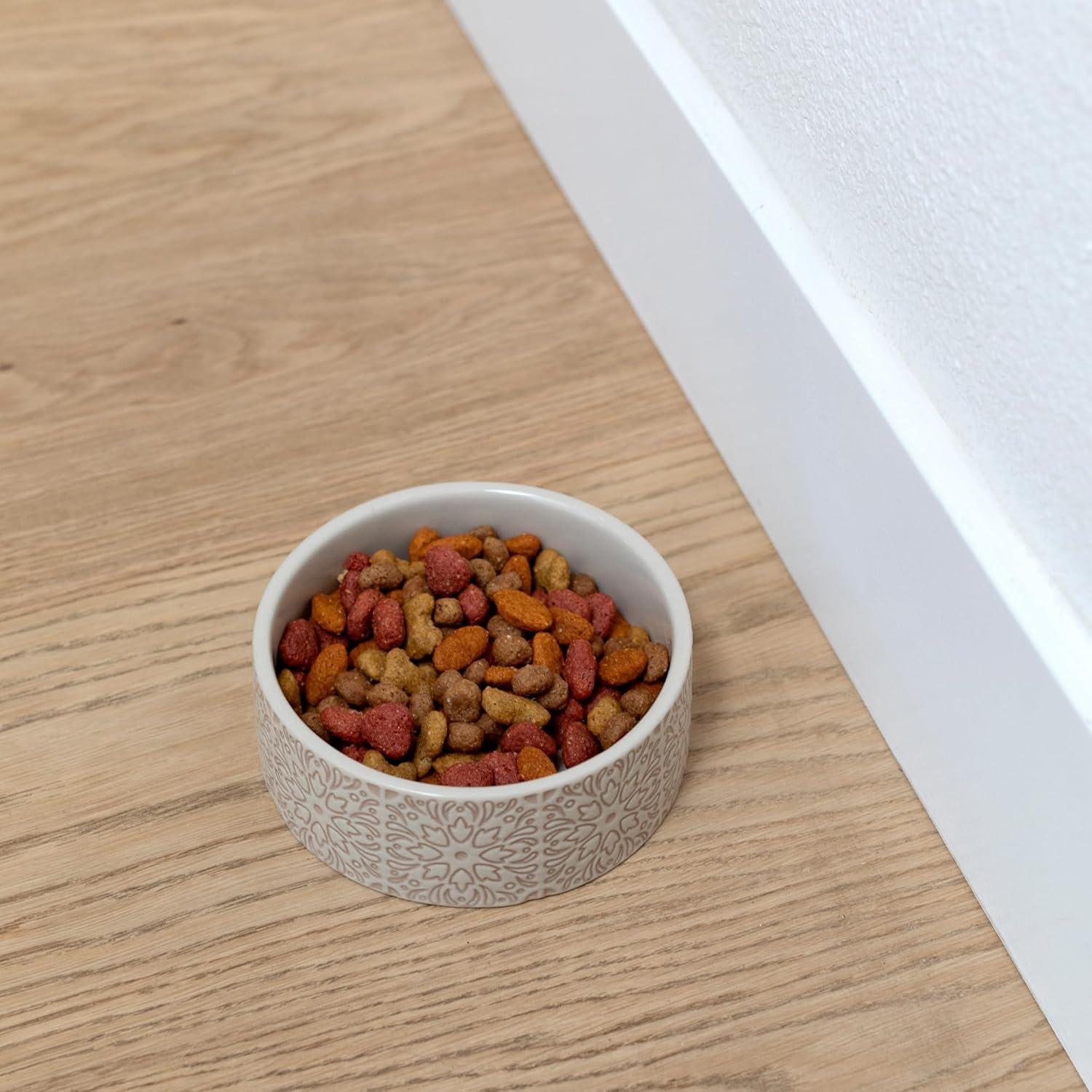 Cuenco para mascotas cerámica Fringe Studio Sevilla Tile Sand 1.5 tazas