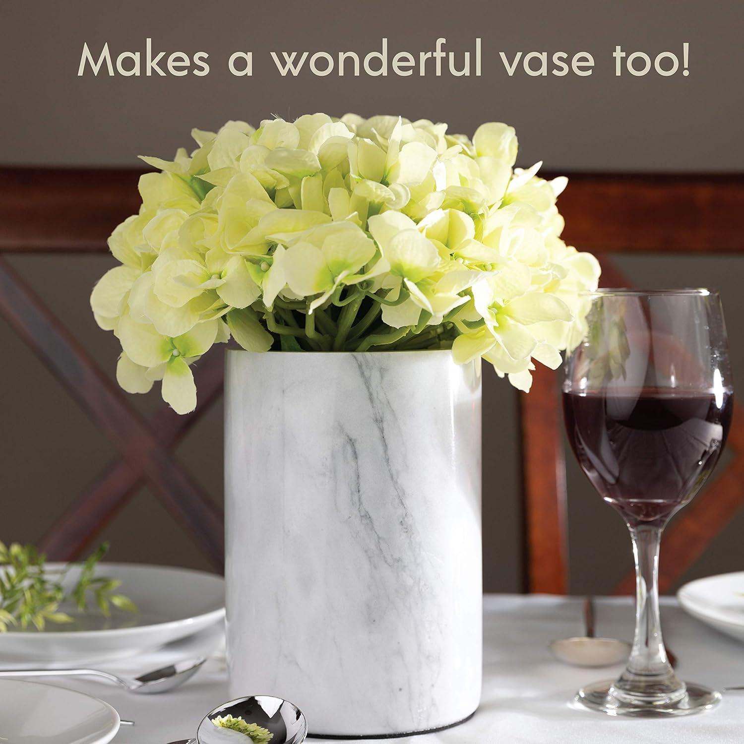 Cubo Enfriador de Vino Homeries de Mármol - 2.79 kg - 12.7x17.8 cm