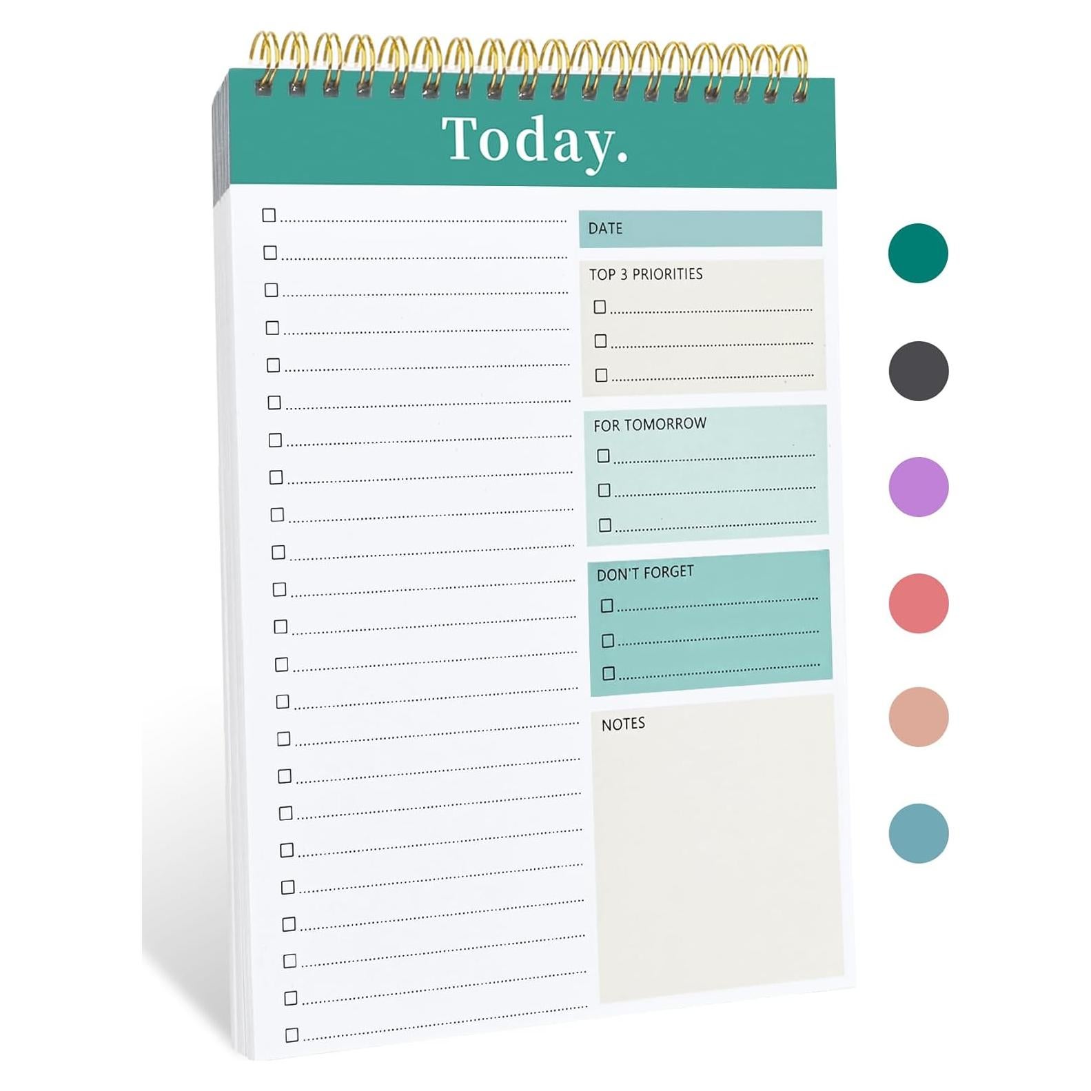 Bloc de Notas de Tareas CICPAP Verde 52 Hojas 16.5x24.9cm