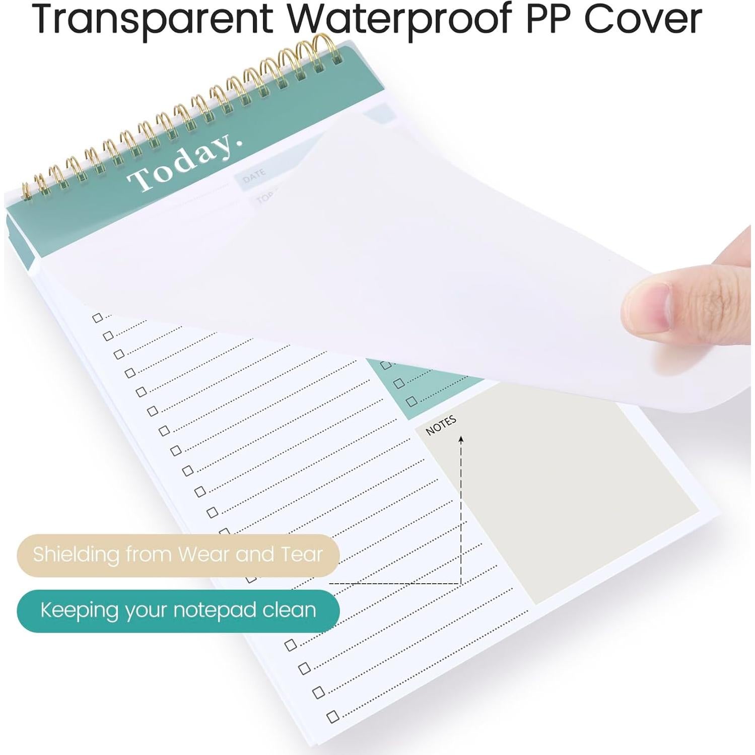 Bloc de Notas de Tareas CICPAP Verde 52 Hojas 16.5x24.9cm