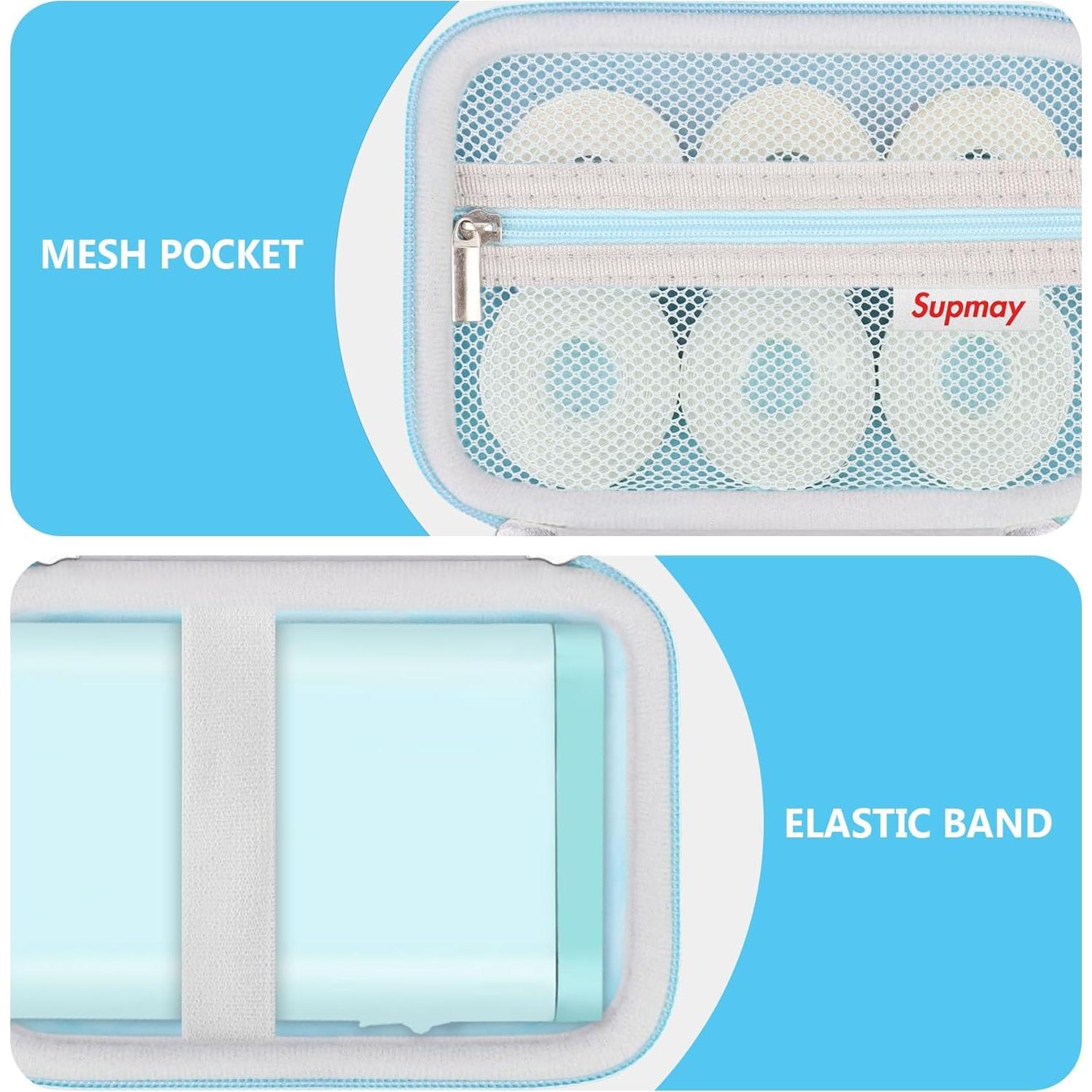 Funda Dura Supmay para Máquina de Etiquetas Nelko P21 Azul