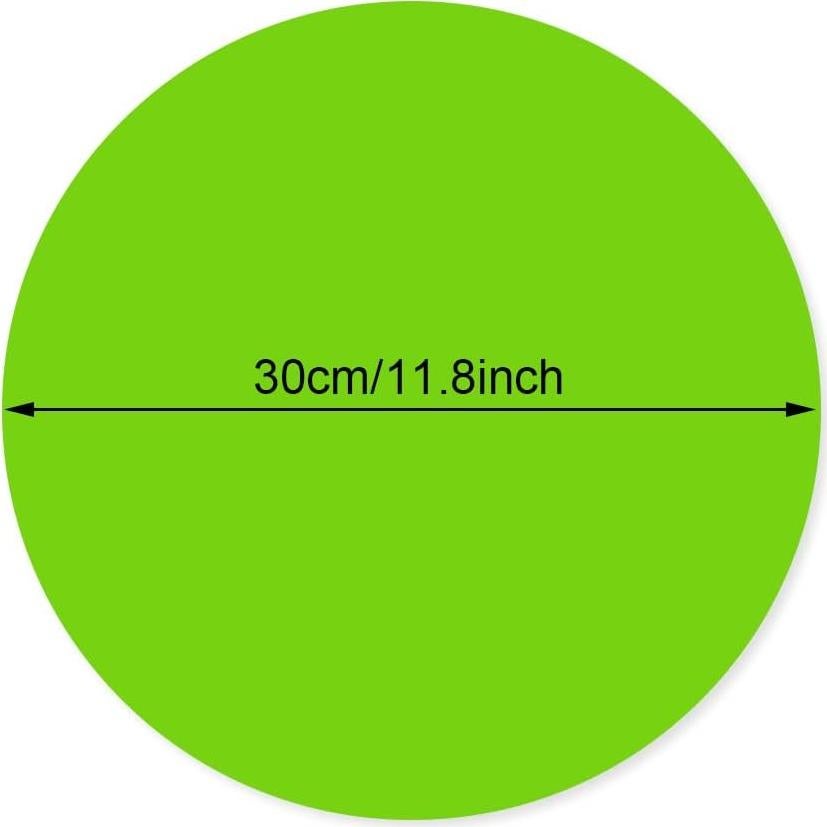 Puntos de Borrado en Seco Kalkehay Verde 12 Piezas 30cm