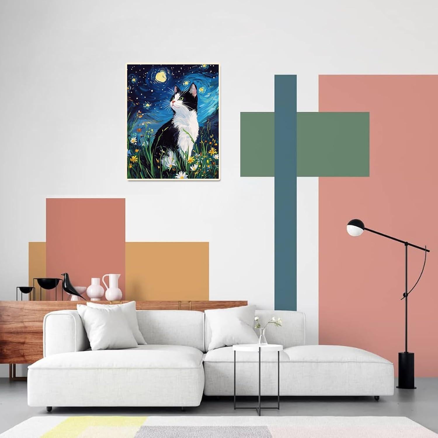 Kit de Pintura por Números Obterie para Adultos 40.64x50.8 cm