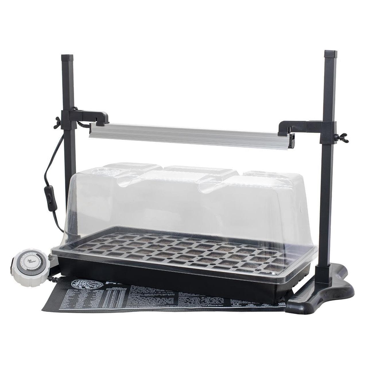 Mini Invernadero LED SunBlaster con Soporte y Temporizador