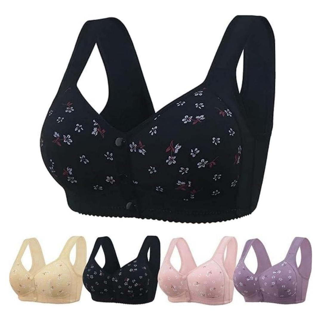 Sostén Inalámbrico Daisy para Mujeres Sin Aros Cierre Frontal