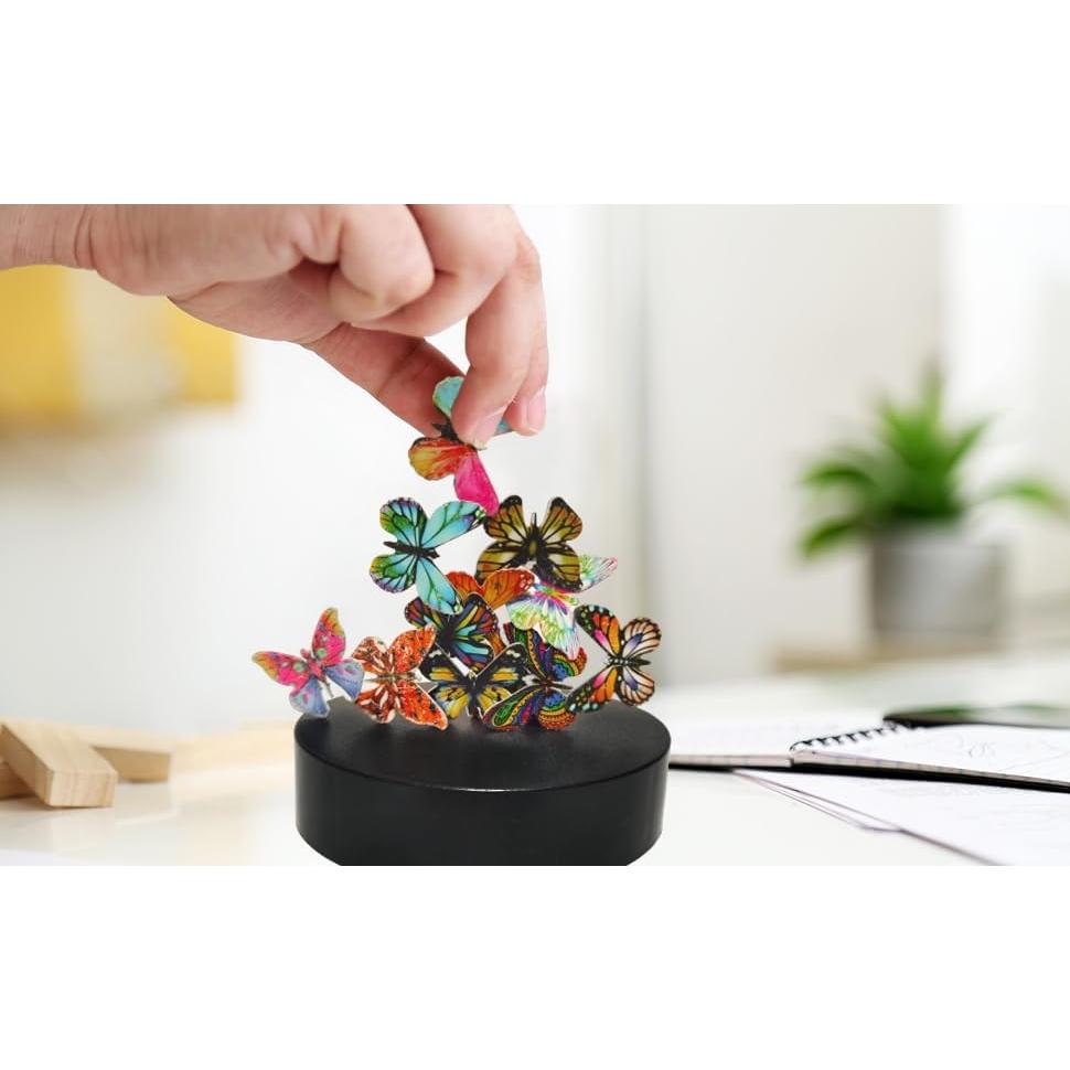 Escultura de Escritorio LICRAFT Mariposas 11 Piezas Antiestrés