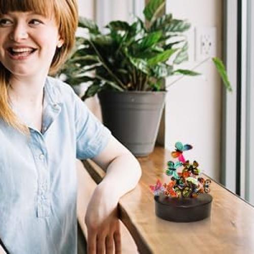 Escultura de Escritorio LICRAFT Mariposas 11 Piezas Antiestrés